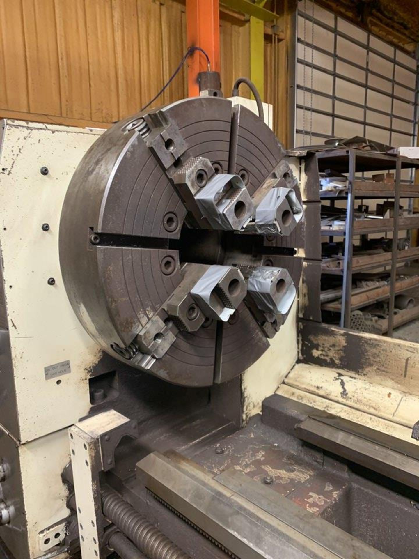 SUMMIT ENGINE LATHE, MDL: 33X9X160, APPROX 24" SWING X 160" CENTERS, - Image 6 of 11