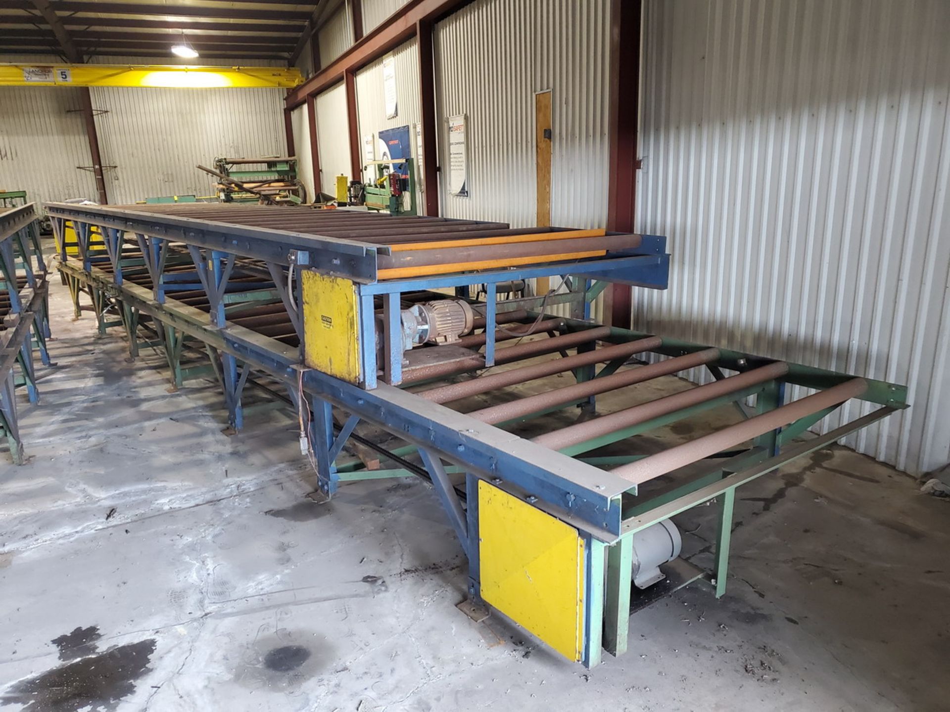 (9) Motorized Roller Conveyors (4) 30' x 93" x 31-1/2"H (84" Feed Roll); (1) 3' x 93" x 31-1/2"H ( - Image 7 of 23