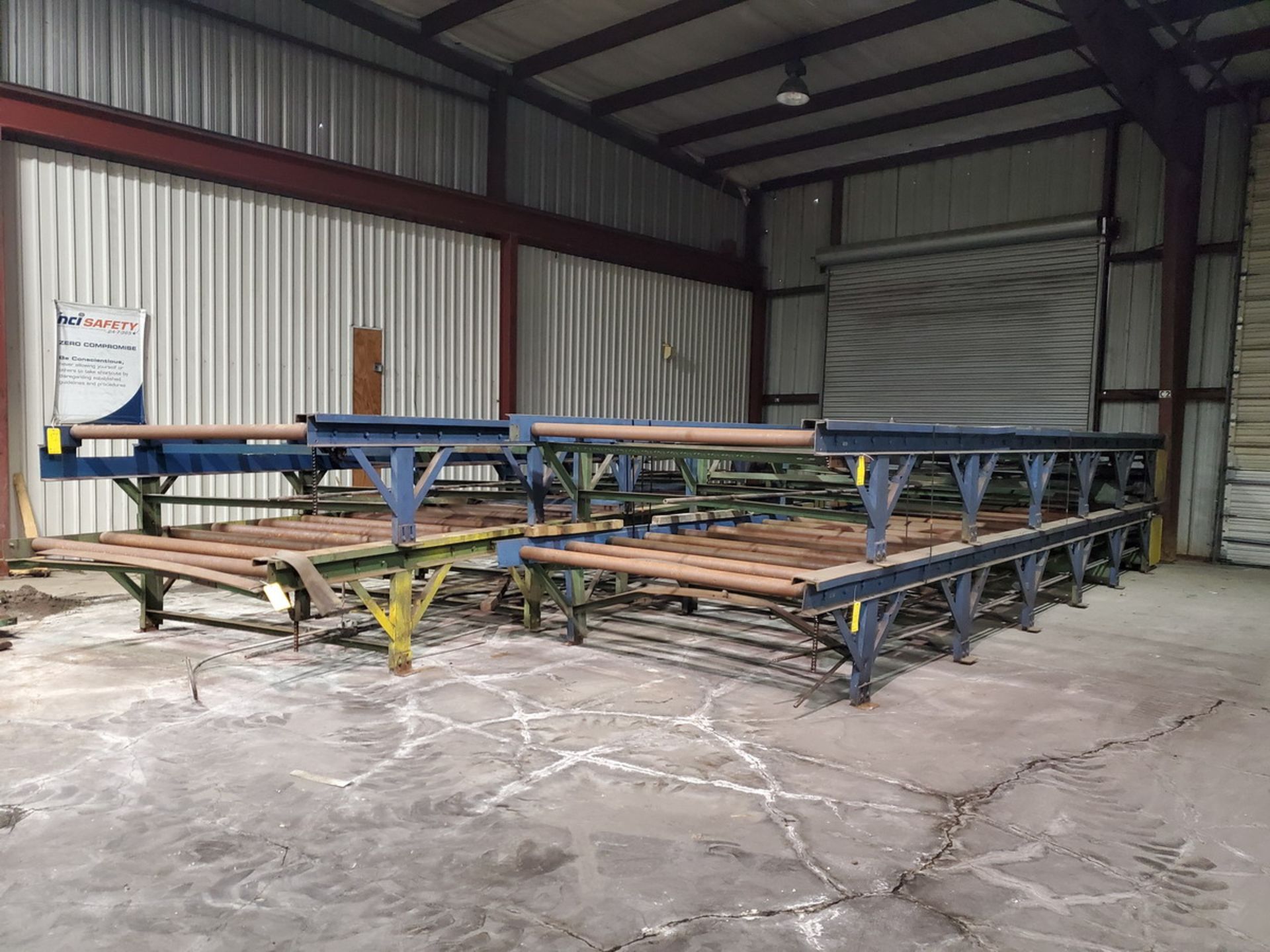 (9) Motorized Roller Conveyors (4) 30' x 93" x 31-1/2"H (84" Feed Roll); (1) 3' x 93" x 31-1/2"H ( - Image 2 of 23