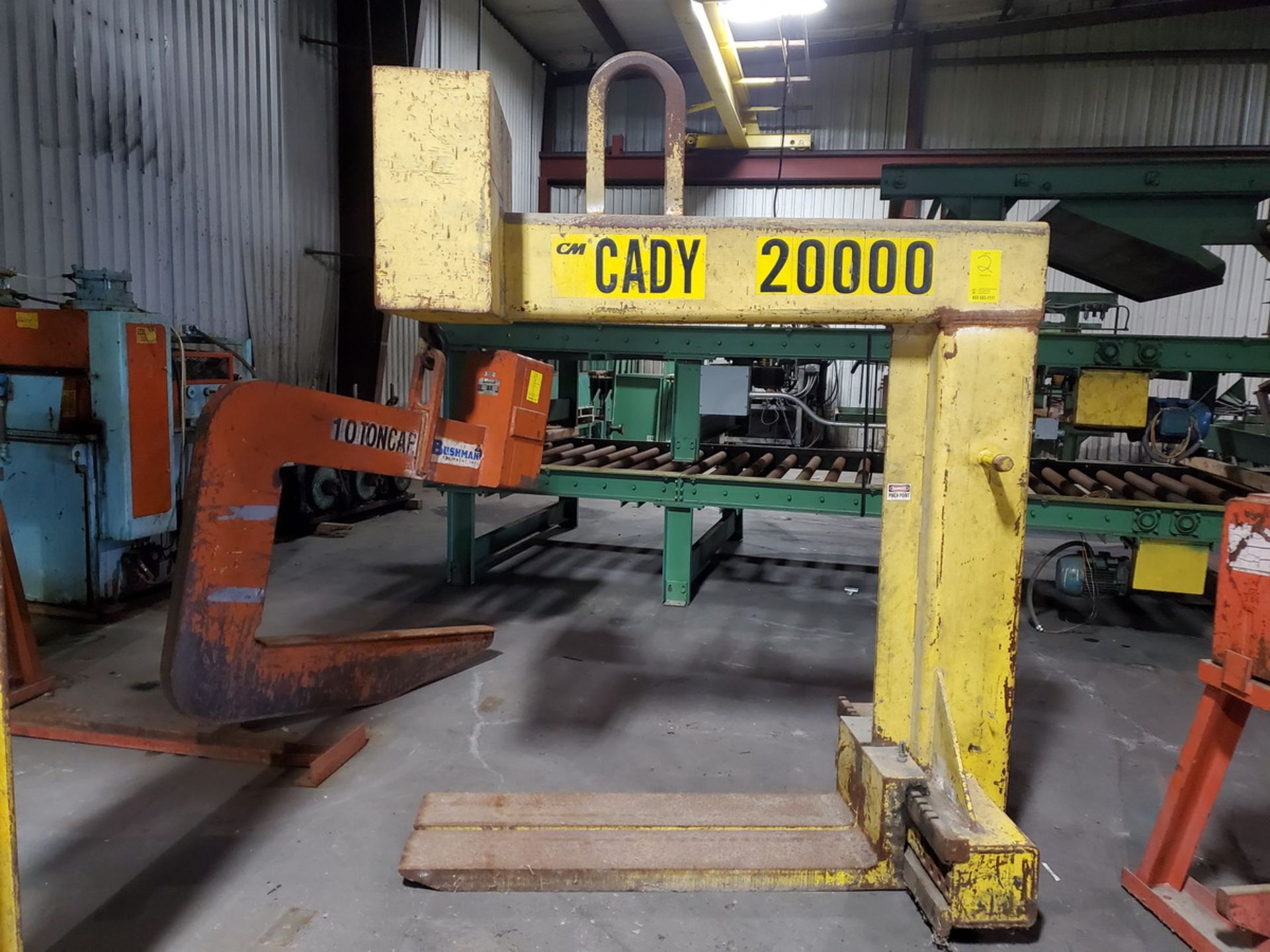 1998 CM Cady A2048 10 Ton Lifting C-Hook (Location: 1804 Jack McKay Blvd, Ennis TX 75120)