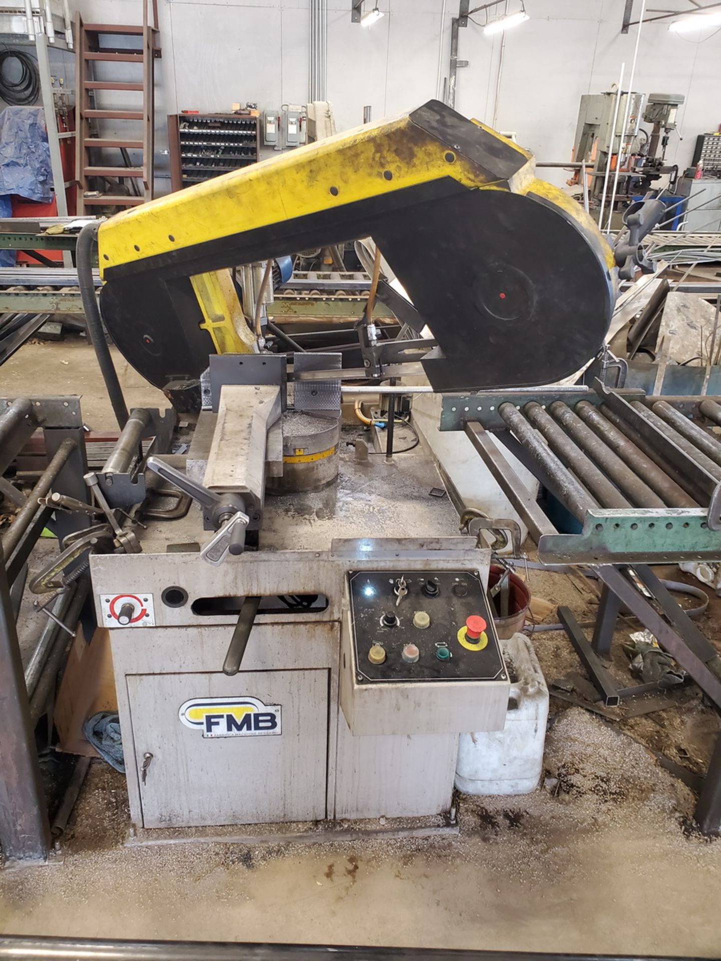 2018 FMB Mercury + G + VHZ Bandsaw 440V, 60HZ, 3PH; W/ (2) Conveyors, 10' x 2'6" x 37-1/2"H (27" - Image 6 of 16