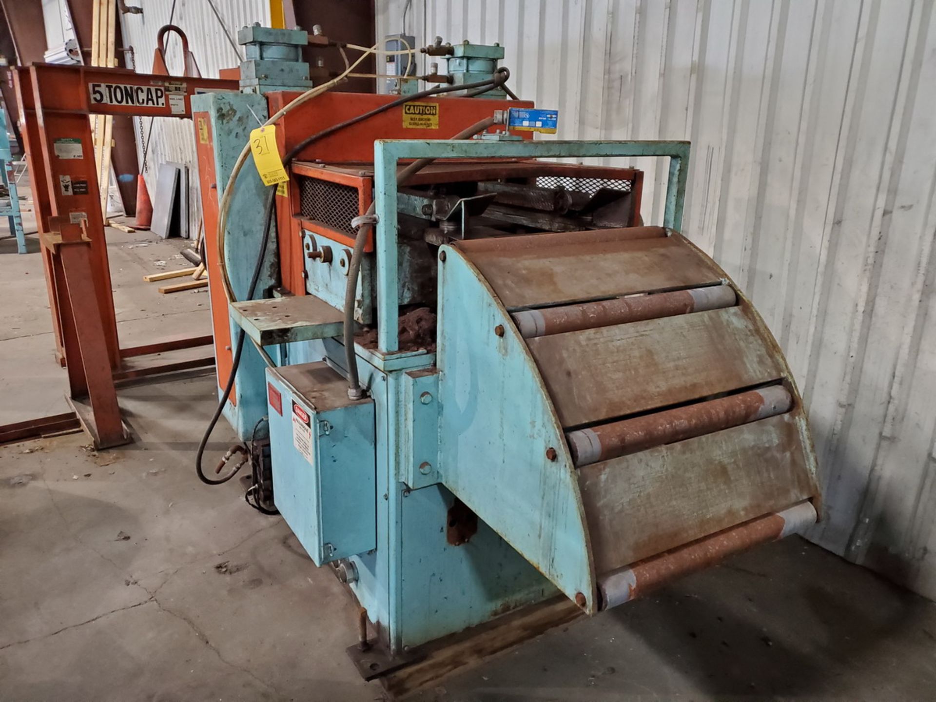 1999 Bradbury Feed Roll Roll Former (Location: 1804 Jack McKay Blvd, Ennis TX 75120)