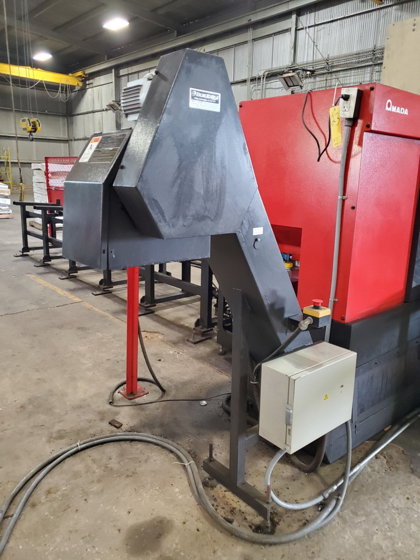 2017 Amada CMB 100 CNC Metal Cutting Carbide Circular Saw 200V, 3PH, 50/60HZ; Blade: 14.2" Dia x . - Image 10 of 15