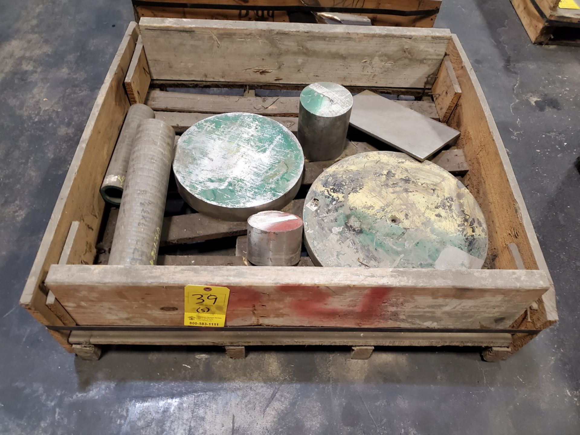 (5) Crates Of Assorted Raw Material Grades: 17-4, 410, 6061, etc. - Image 2 of 27