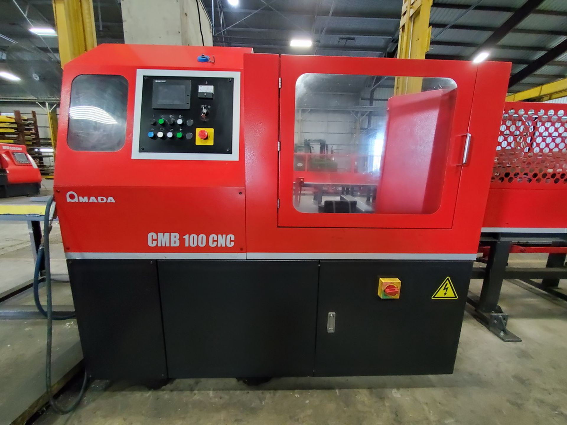 2017 Amada CMB 100 CNC Metal Cutting Carbide Circular Saw 200V, 3PH, 50/60HZ; Blade: 14.2" Dia x . - Image 13 of 15