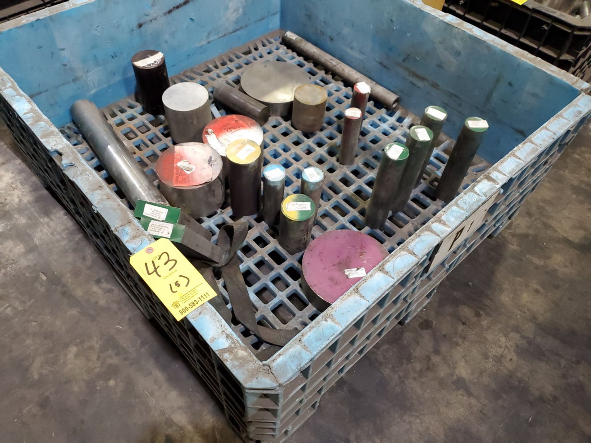 (5) Crates Of Assorted Raw Material Grades: 4140, 316, 17-4, etc. - Image 3 of 63