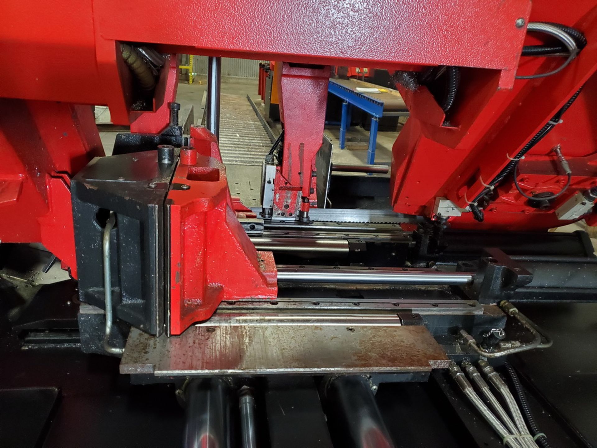 2018 Amada HFA 400W Horizontal Band Saw 230V, 3PH, 60HZ; Blade Length: 15'; Table Conveyor: 10' x - Image 11 of 13