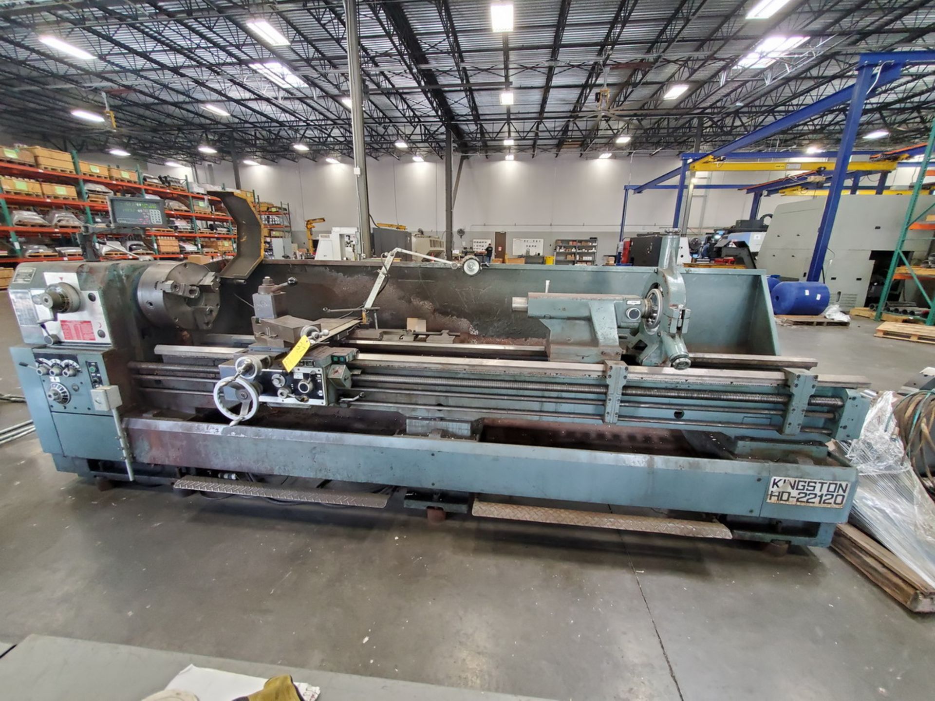 Kingston HD22120 22" Manual Lathe (Opening bid Includes Rigging Fee) - Image 3 of 13