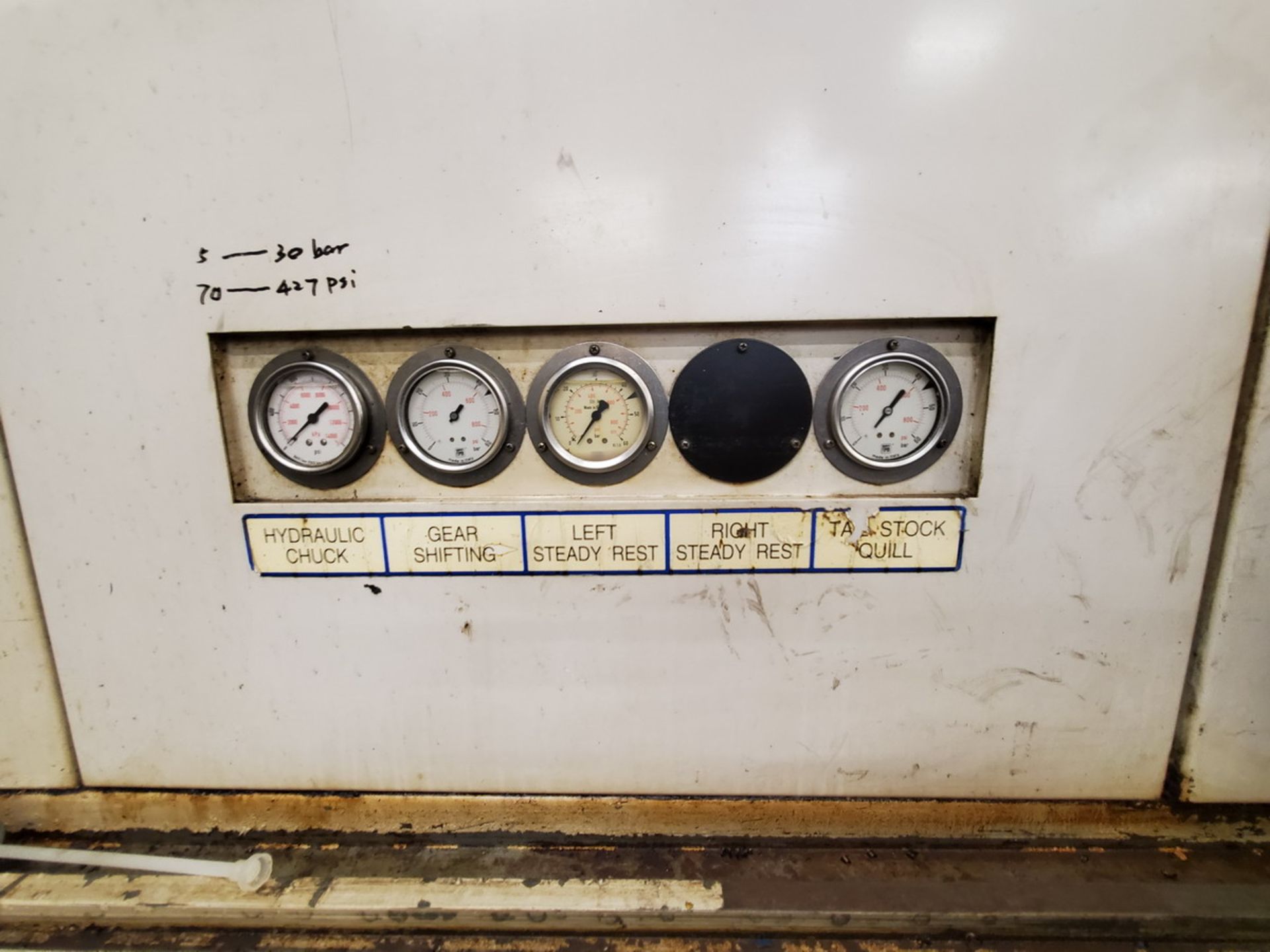 Daewoo Puma 450 NC Lathe 200/220V, 50/60HZ, 3PH, 63.59KVA, 166.89A; W/ 24" 3-Jaw Chuck; W/ Fanuc - Image 4 of 12