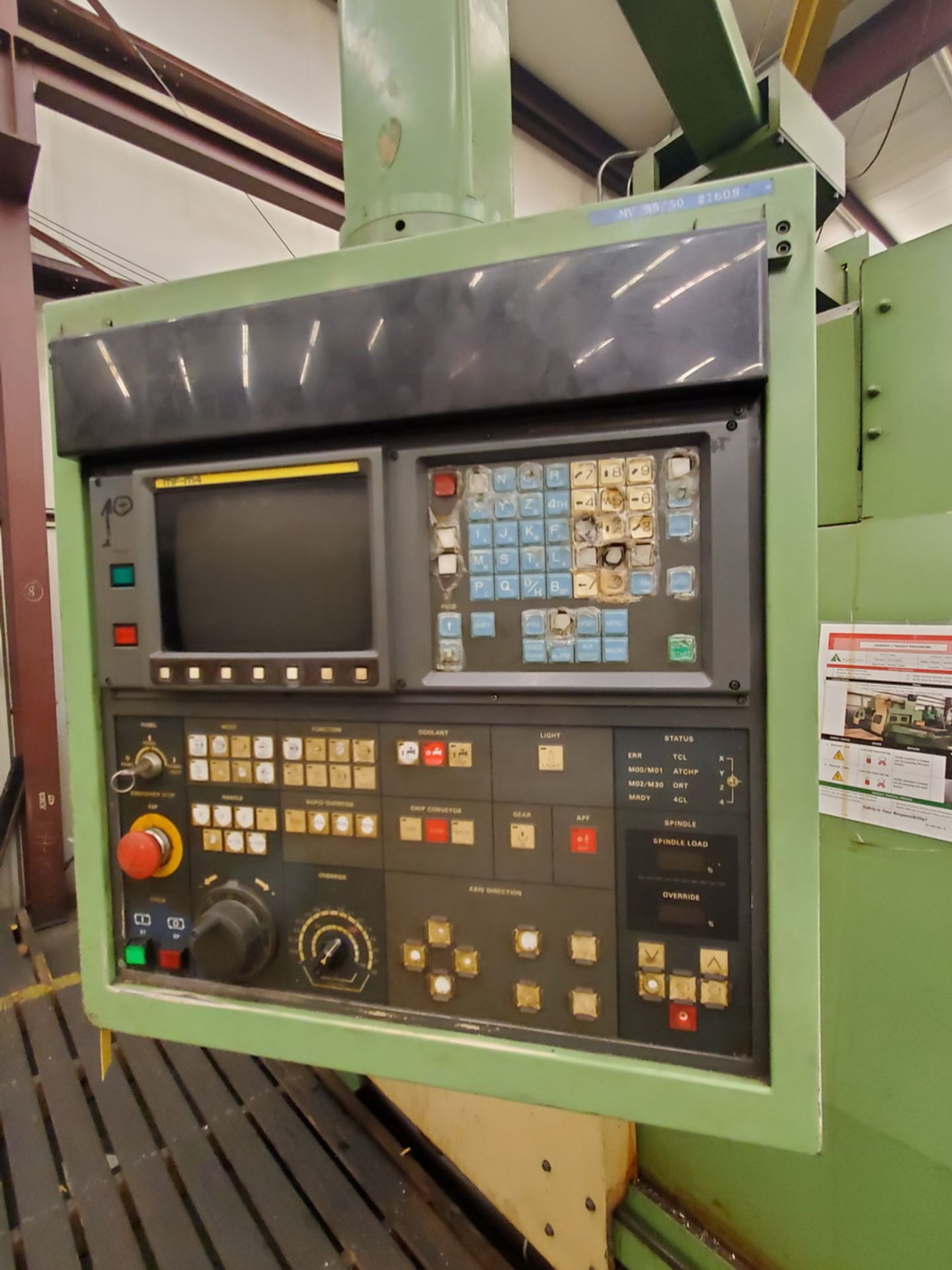 Mori Seiki MV-55/50 NC Mill (Opening bid Includes Rigging Fee) - Image 11 of 12