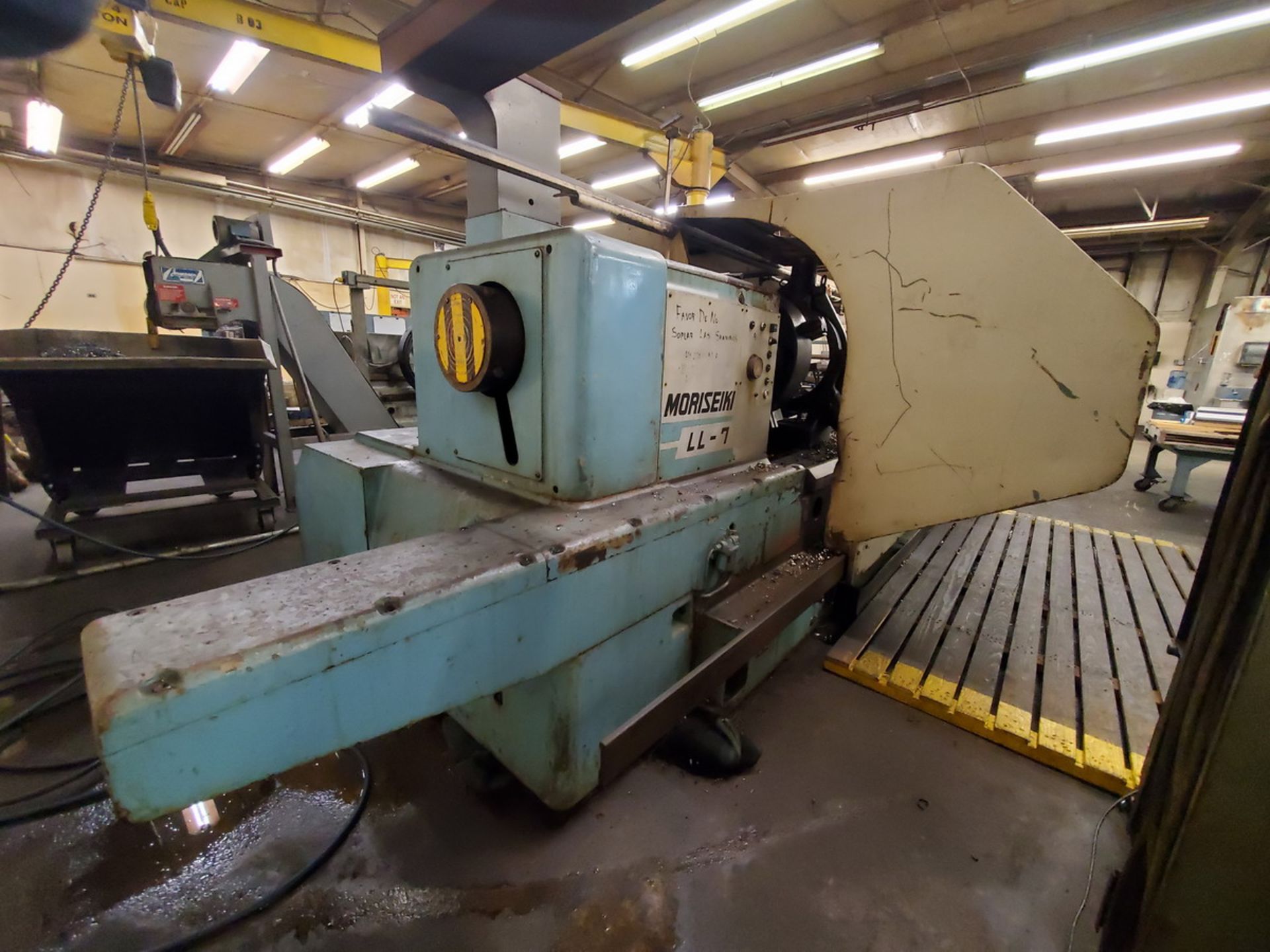 Mori Seiki LL-7 NC Lathe (Opening bid Includes Rigging Fee) - Image 3 of 19