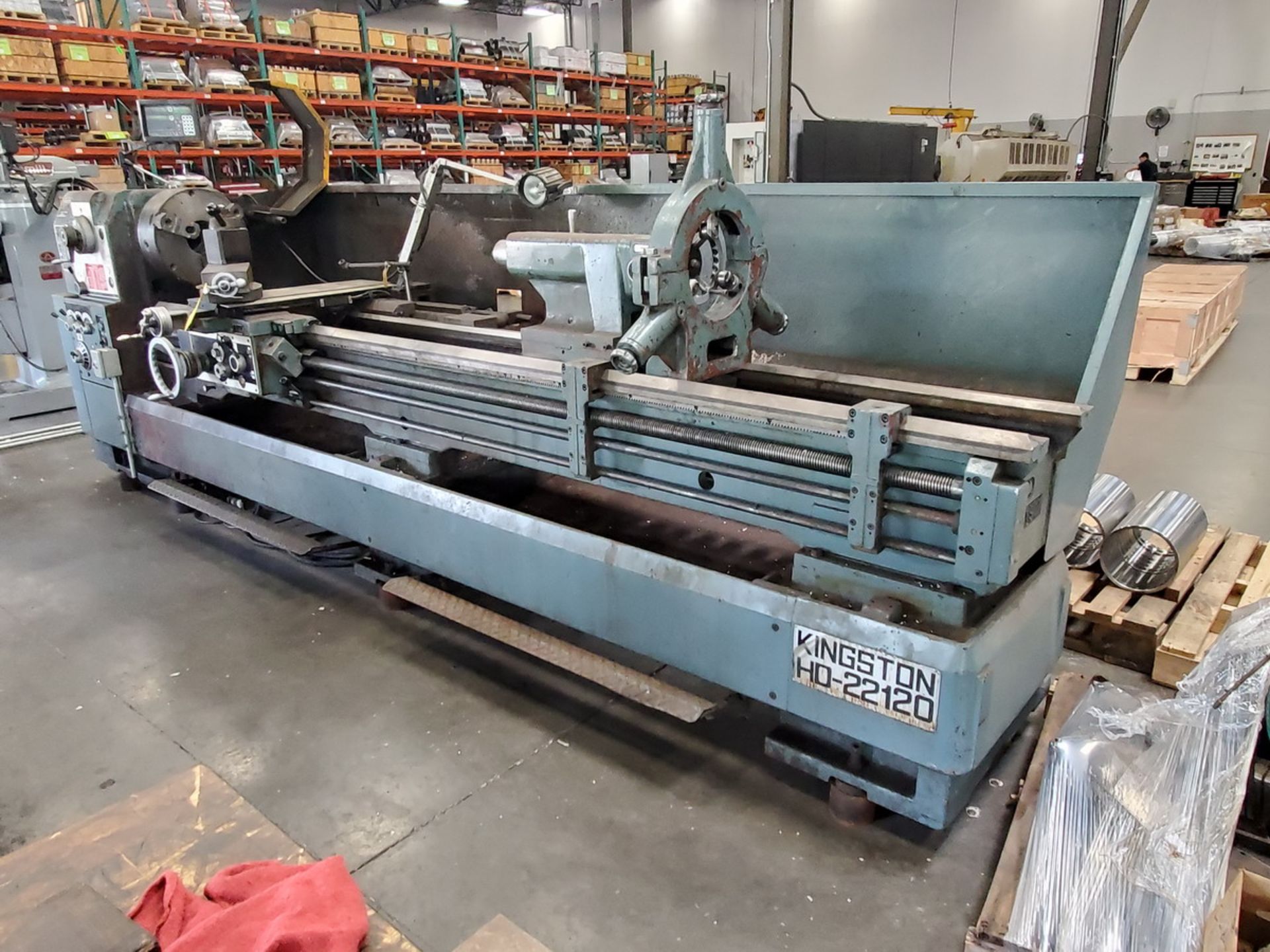 Kingston HD22120 22" Manual Lathe (Opening bid Includes Rigging Fee) - Image 2 of 13