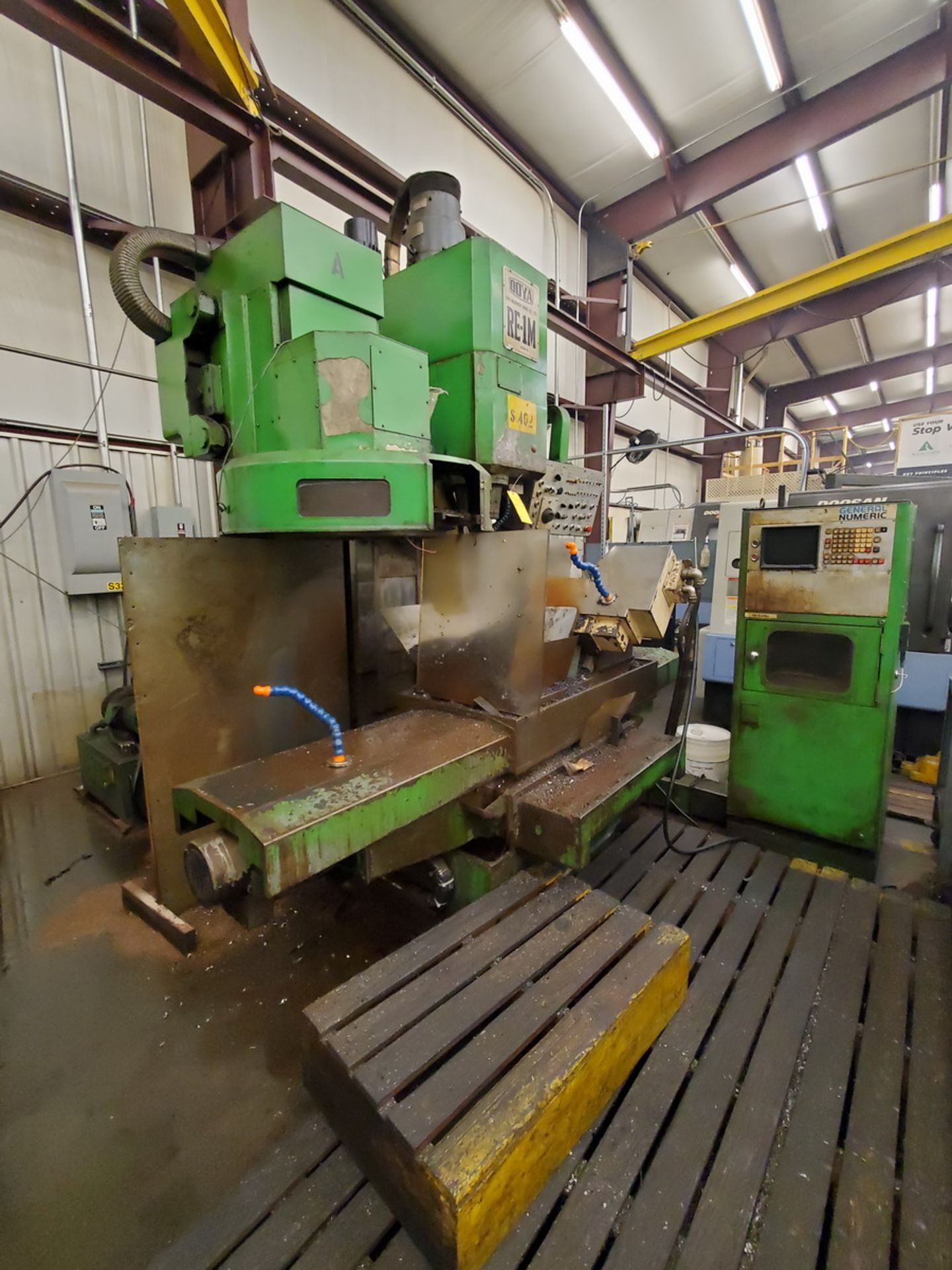 Ooya RE-1M NC Mill (Opening bid Includes Rigging Fee)