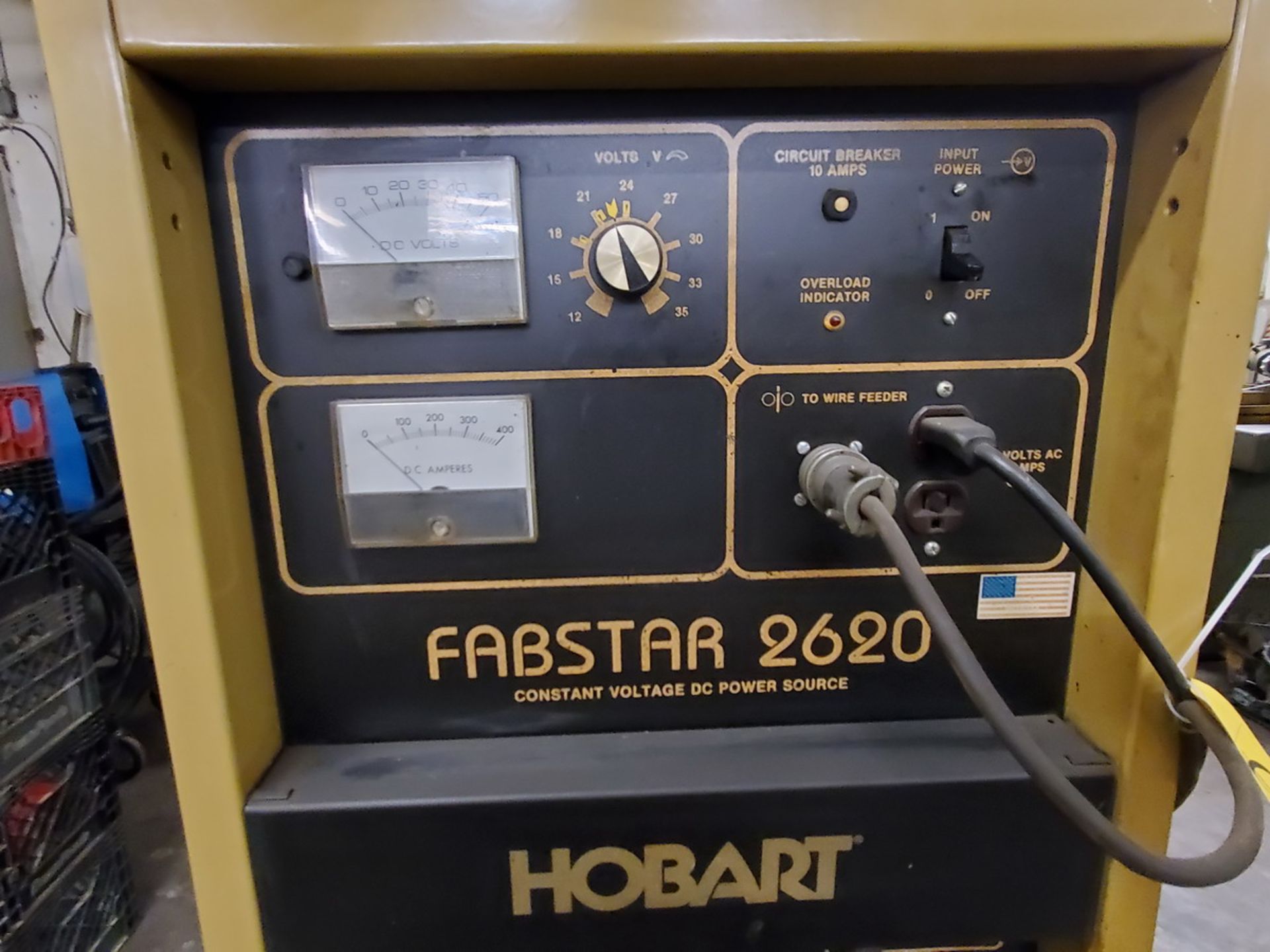 Hobart Fabstar 2620 Mig Welder 260A, 200/230/460/575V, 60HZ; 3PH; W/ Tweco #4 Mig Gun; W/ 75/25 - Image 5 of 8
