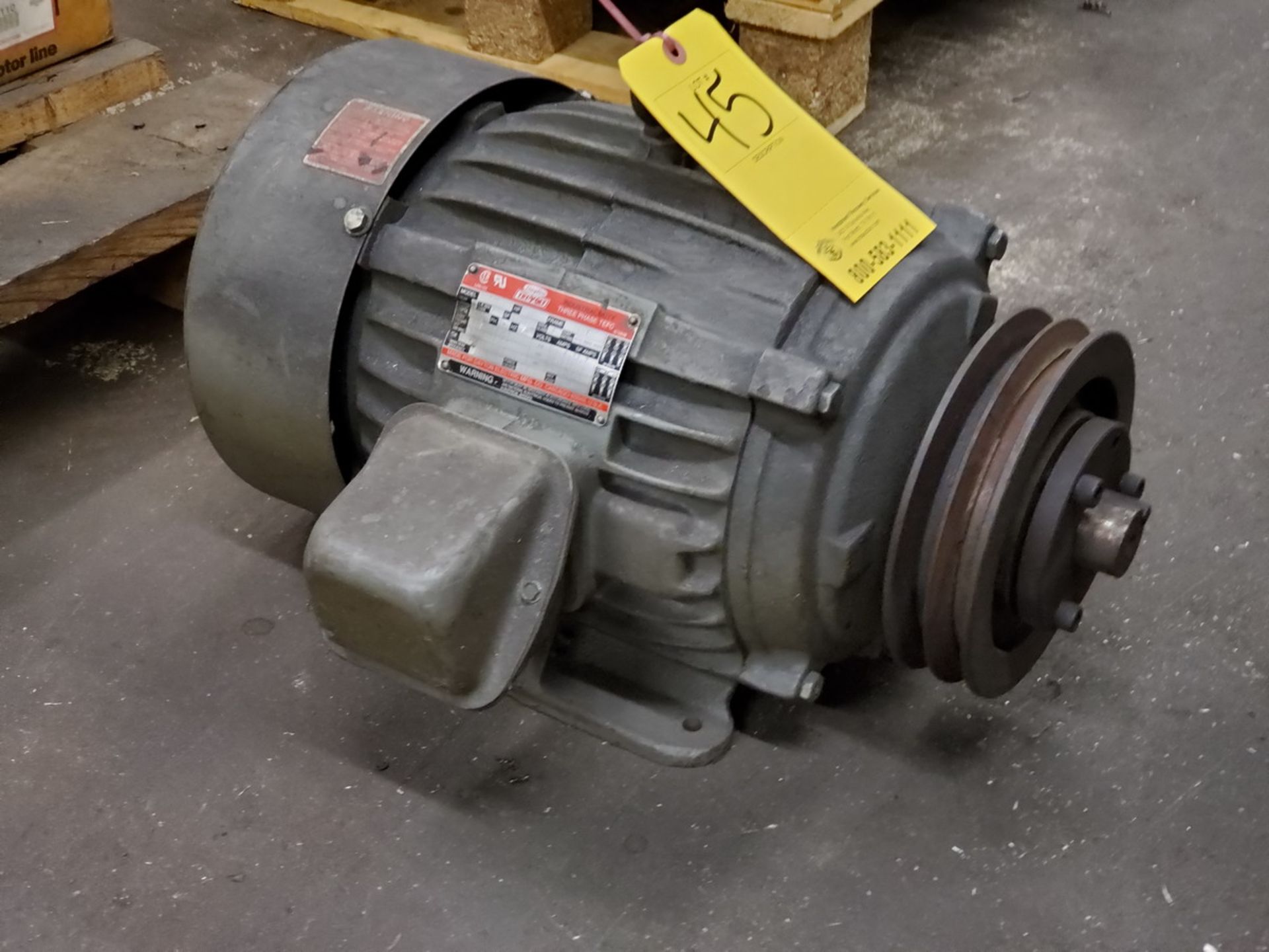 Dayton Motor 10HP, 1750RPM, 208-230/460V, 60HZ, 3PH, Frame-215T - Image 2 of 5