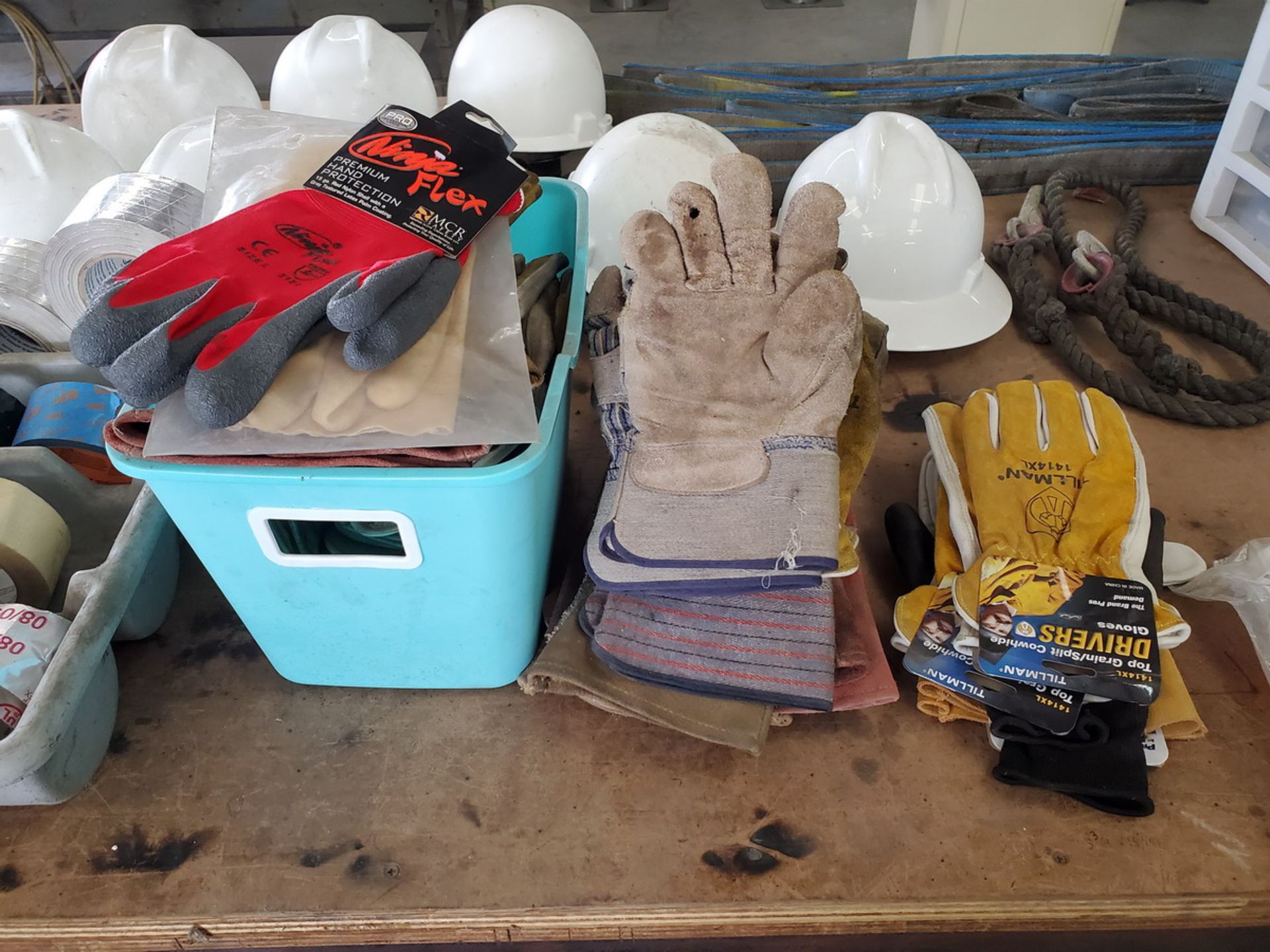 Assorted PPE To Include But Not Limited To: Hard Hats, Safety Glasses, Slings, Gloves, etc. - Image 4 of 12