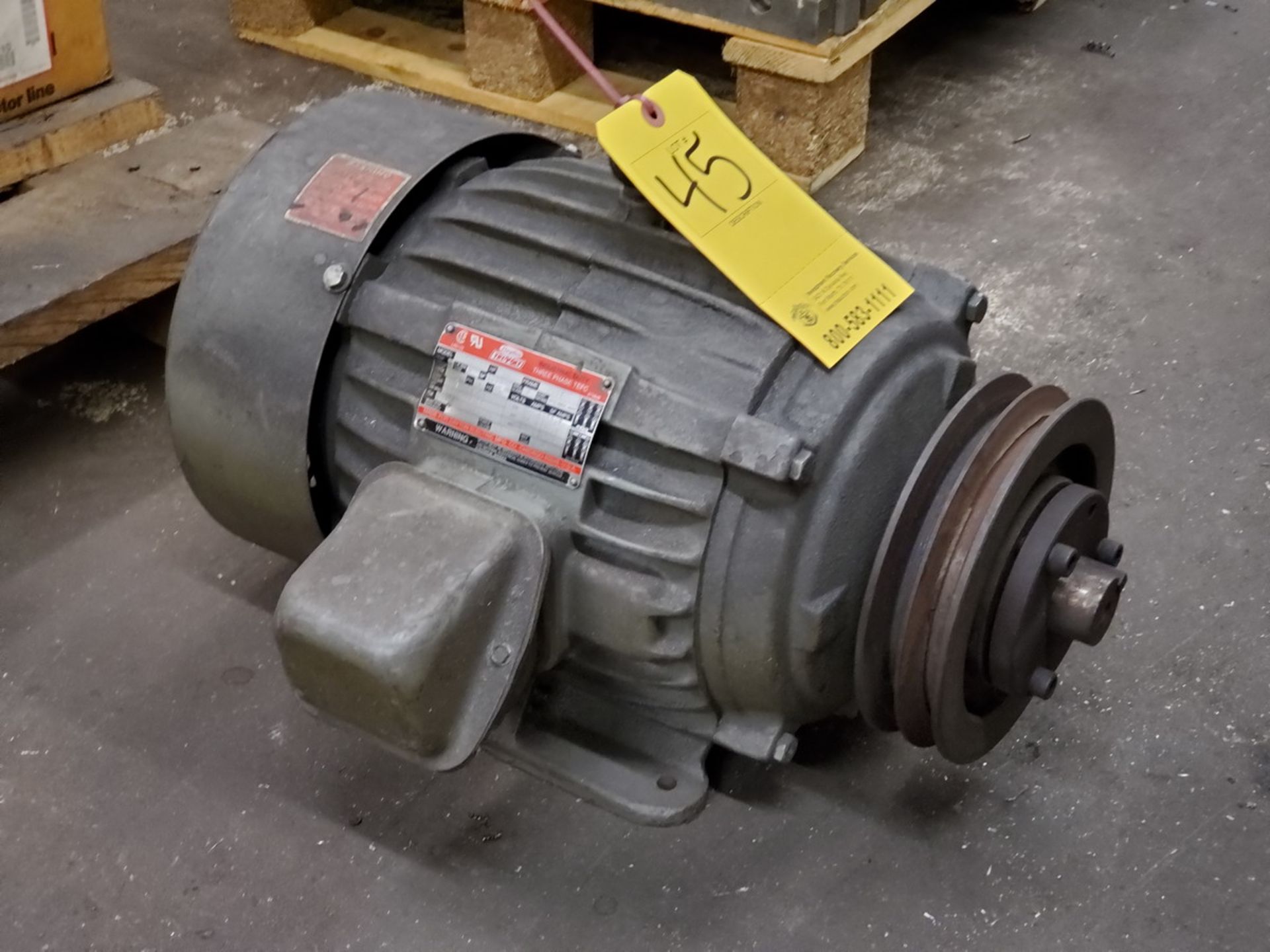 Dayton Motor 10HP, 1750RPM, 208-230/460V, 60HZ, 3PH, Frame-215T