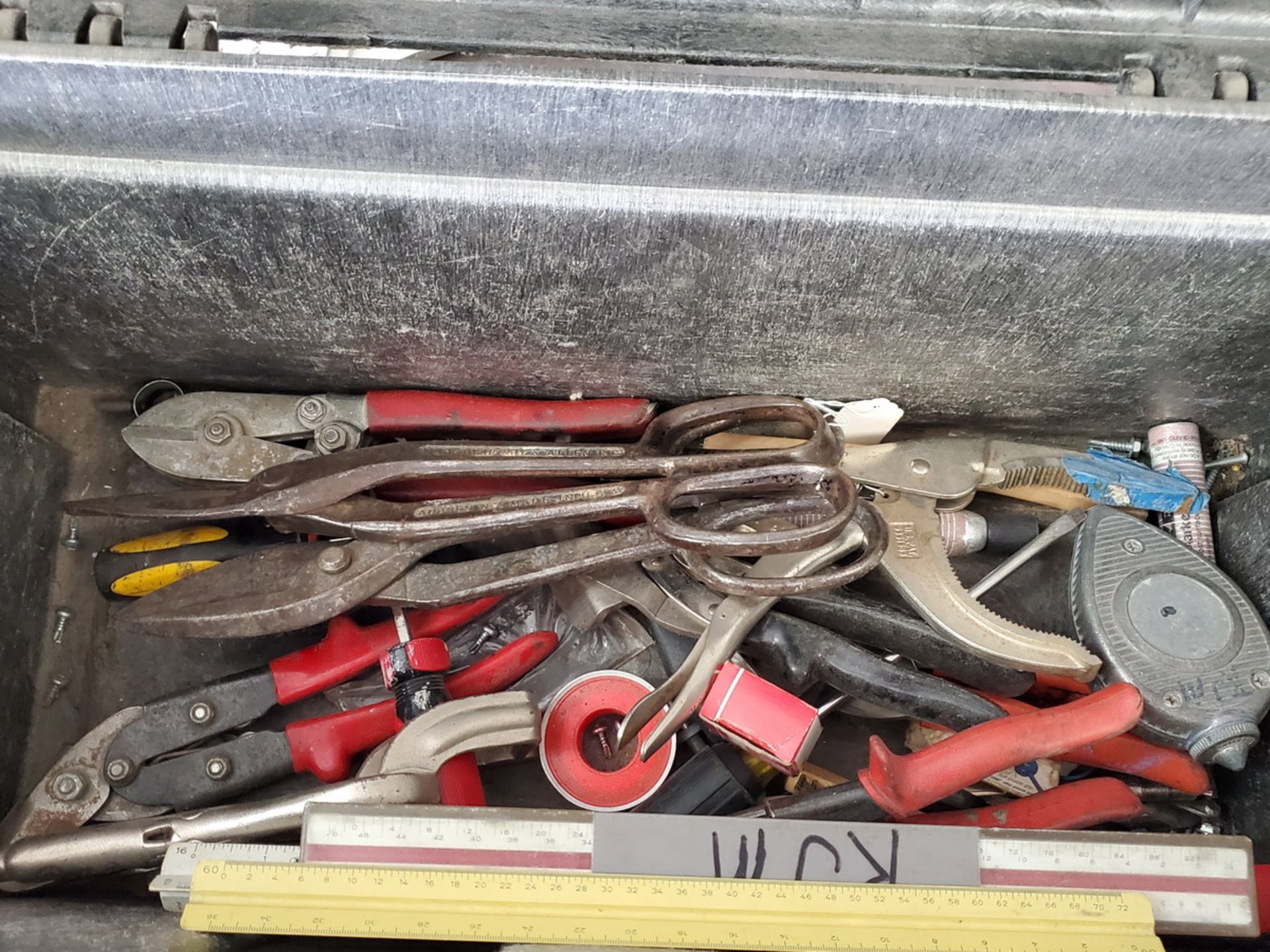 Rubber Maid Tool Box W/ Assorted Tooling - Image 7 of 8