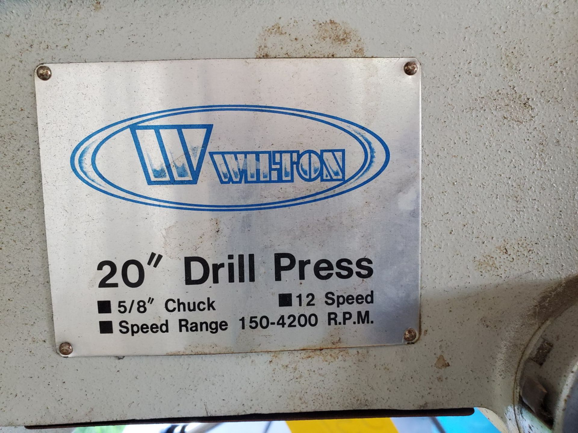 Wilton 20" Drill Press 12 Speed, 150-4200RPM; 16" x 14" Slot Table - Image 6 of 7