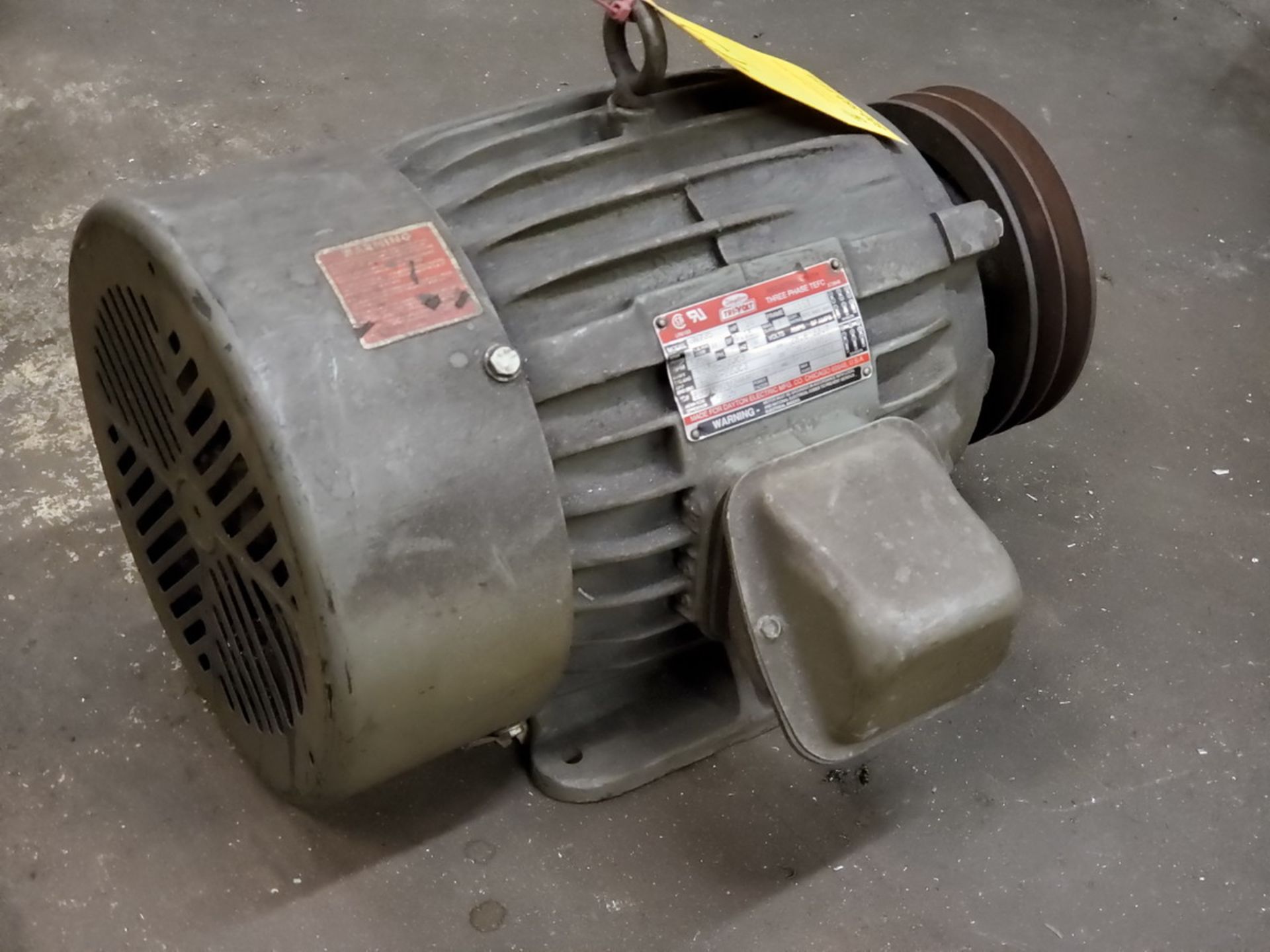 Dayton Motor 10HP, 1750RPM, 208-230/460V, 60HZ, 3PH, Frame-215T - Image 4 of 5