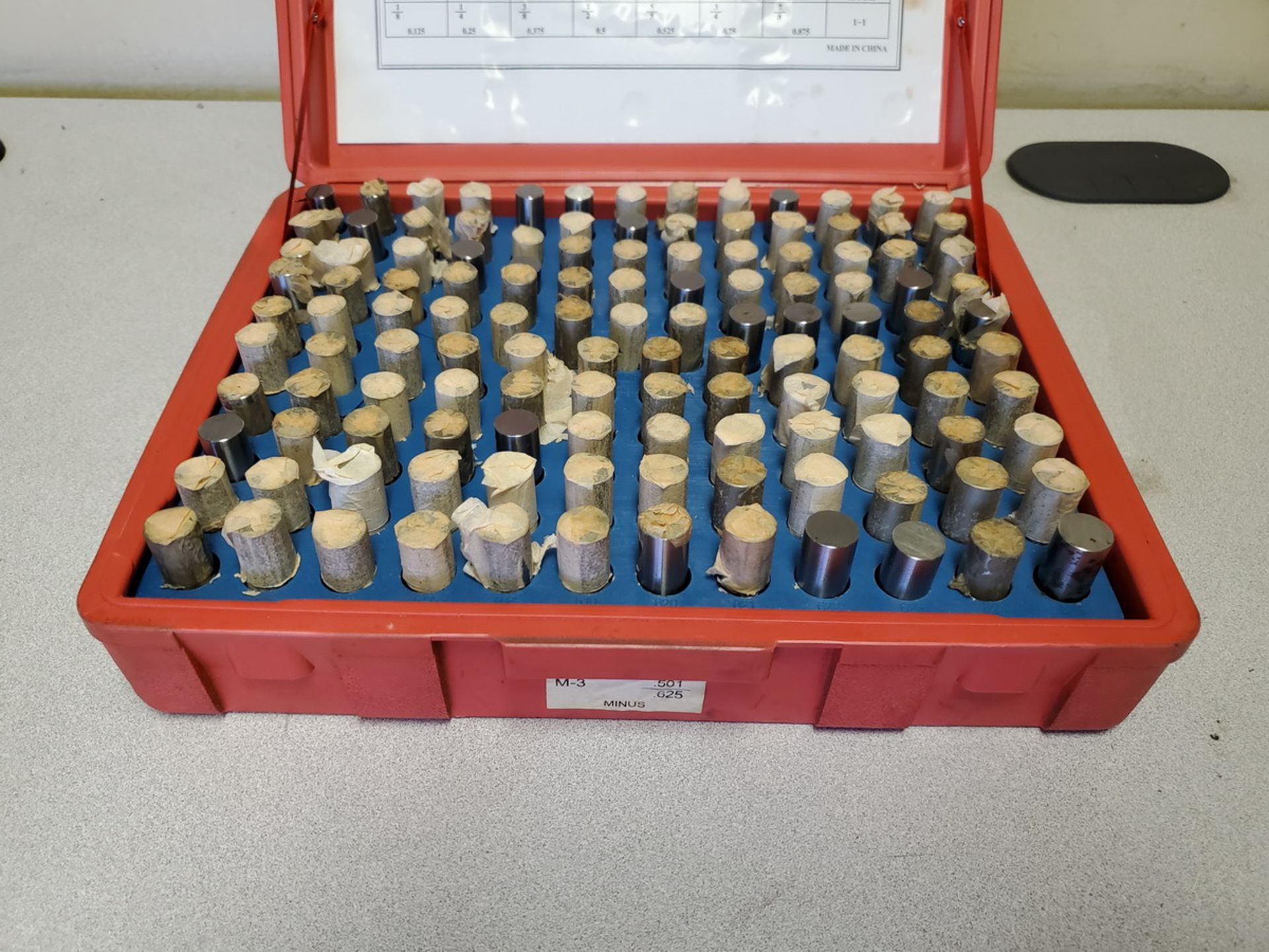 Pin Gage Set .501"-.625" - Image 3 of 5