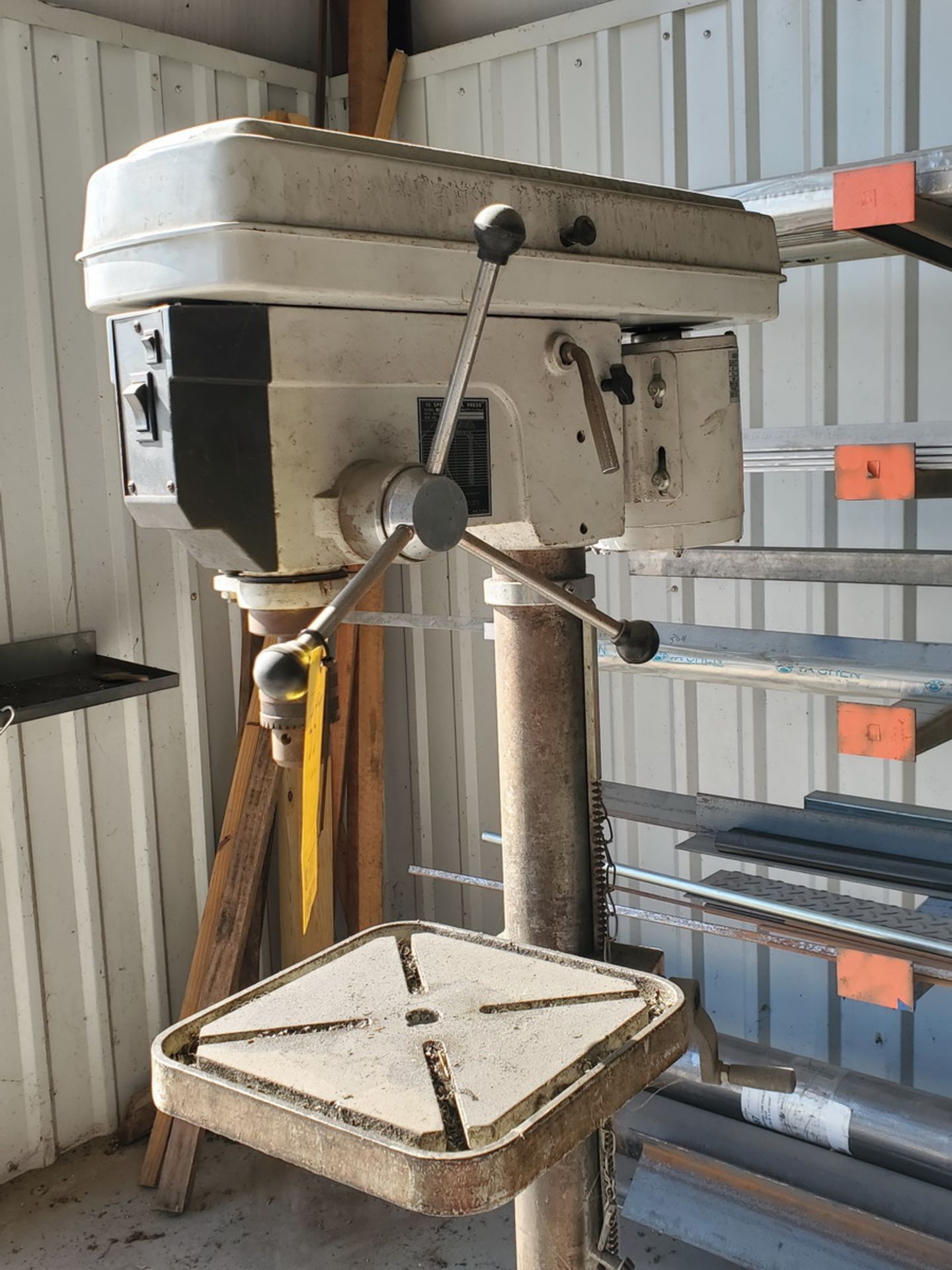 2006 Valumaster 17" Drill Press 1/2HP; 9-3/4" Dia Table - Image 5 of 7