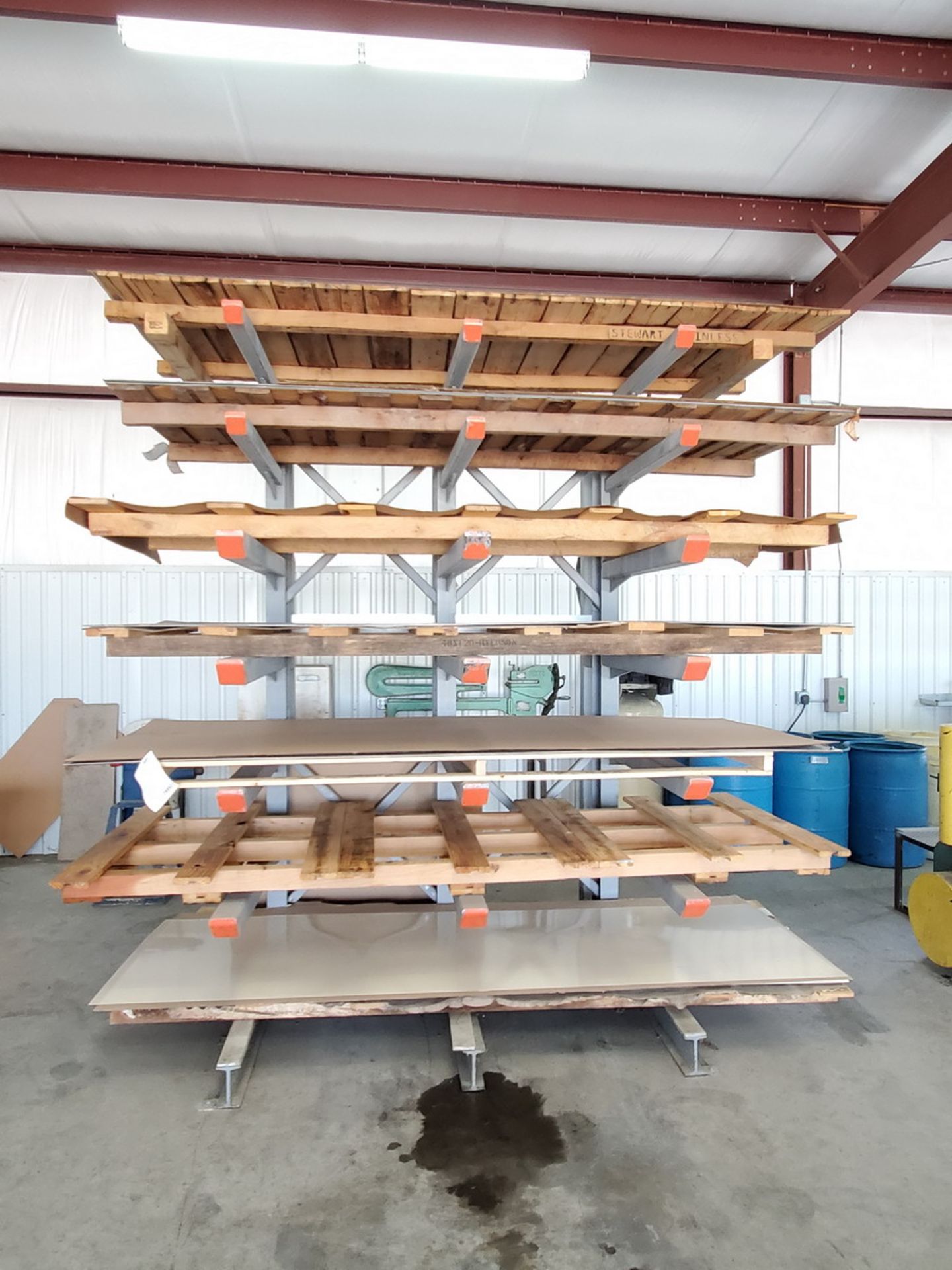 6-Tier Cantilever Rack 7' x 6' x 10'; 4'6" Deep - Image 2 of 6