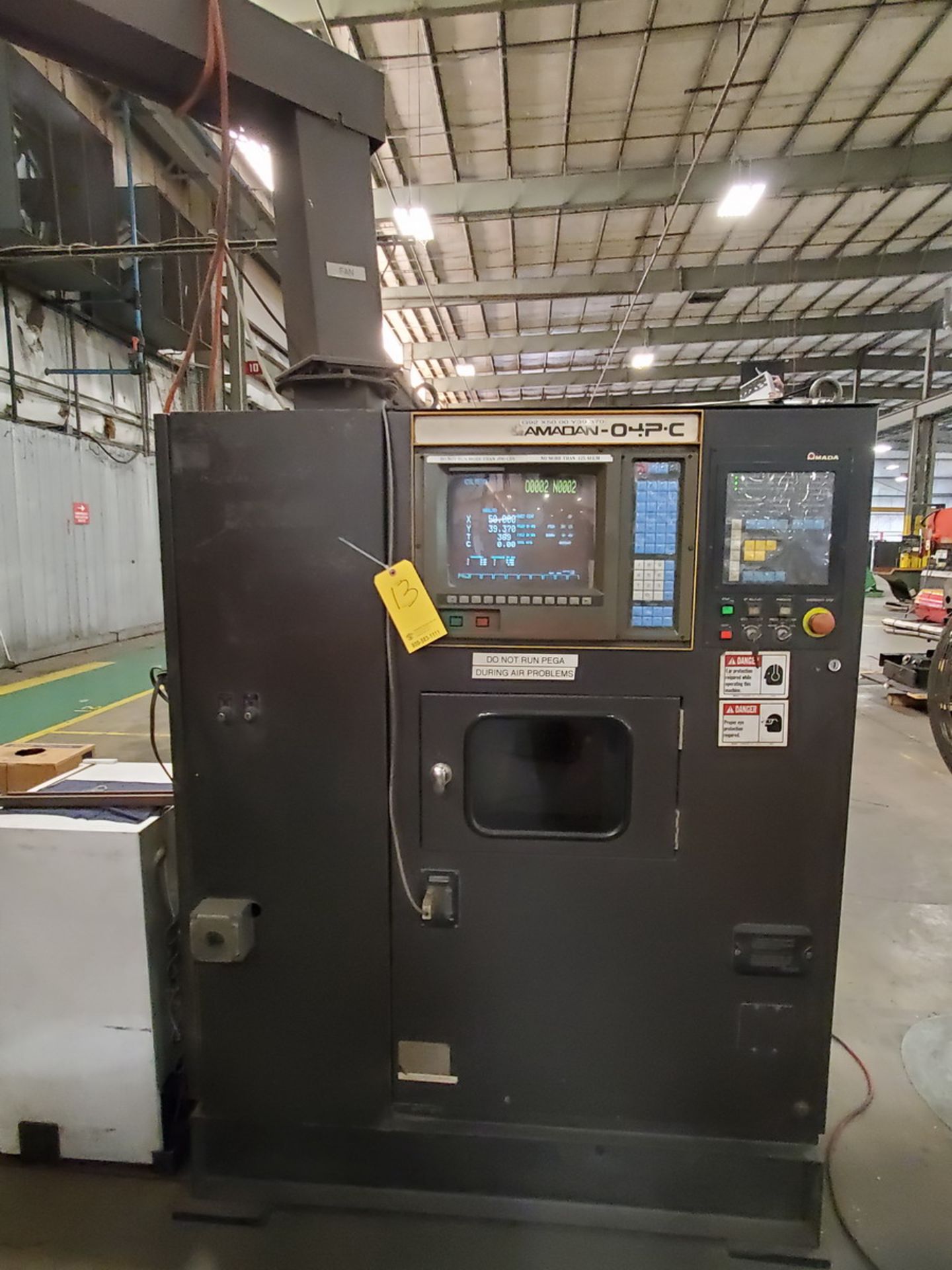 Pega 304050 30 Ton Turret Punch Press 460/230V, 3PH, 60HZ; W/ (2) Aut-Indexes; X-Axis: 50.00, Y- - Image 19 of 26