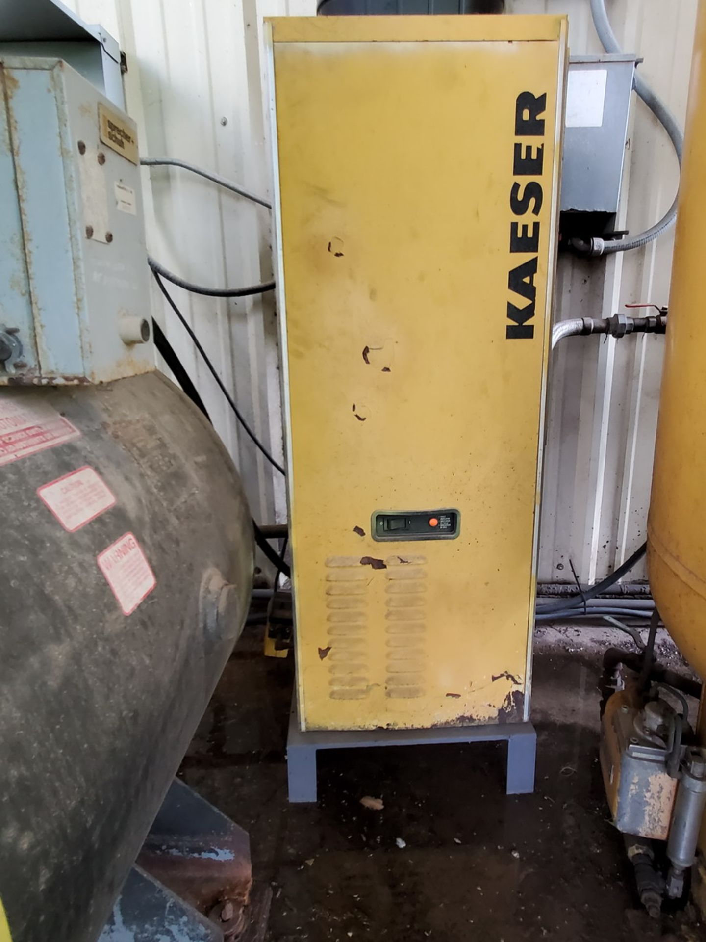 Compressor W/ Kaeser Dryer, 100SCFM@125psi, 180F, 230V, 1PH, 60HZ - Image 4 of 7