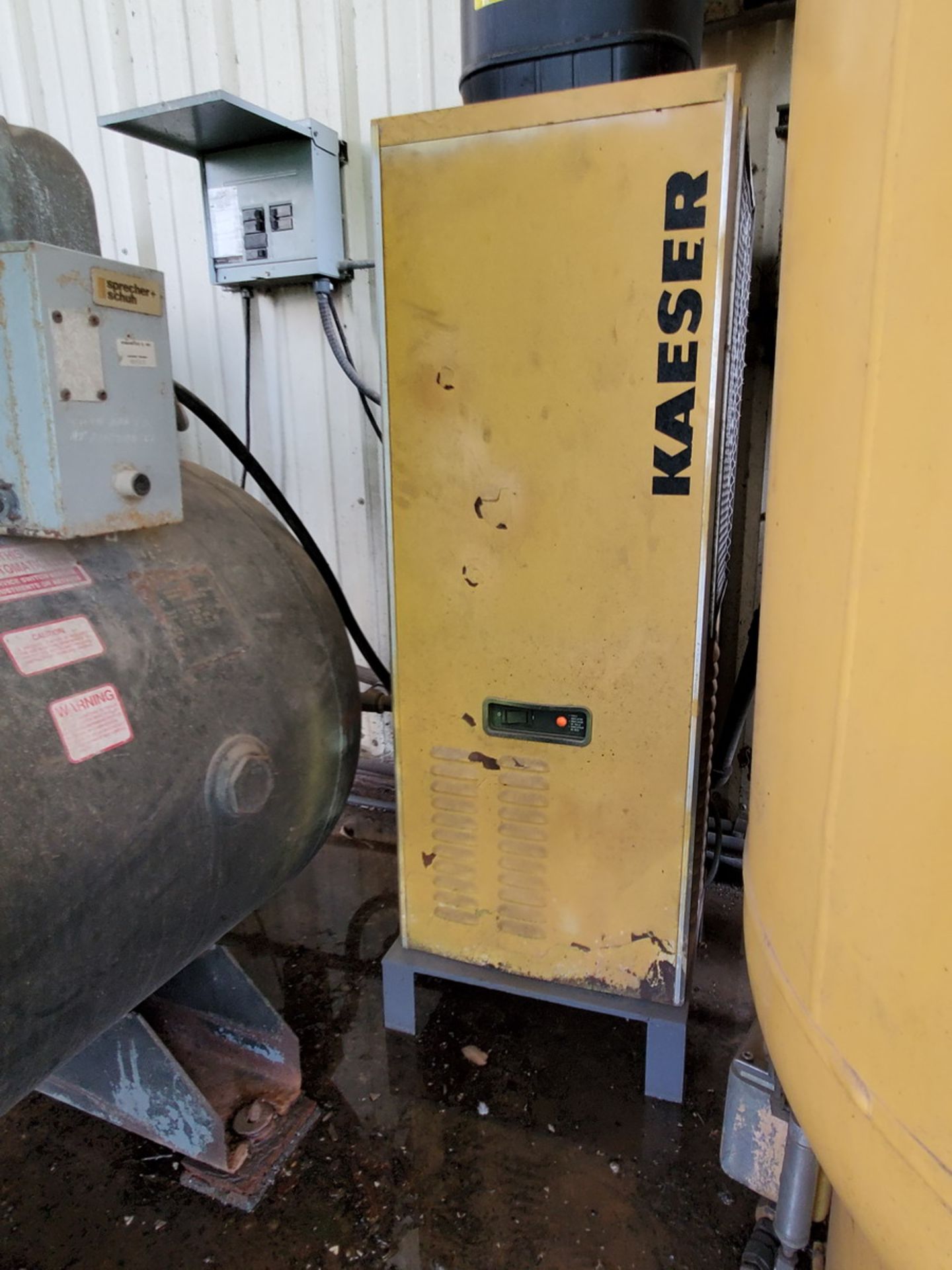 Compressor W/ Kaeser Dryer, 100SCFM@125psi, 180F, 230V, 1PH, 60HZ - Image 5 of 7