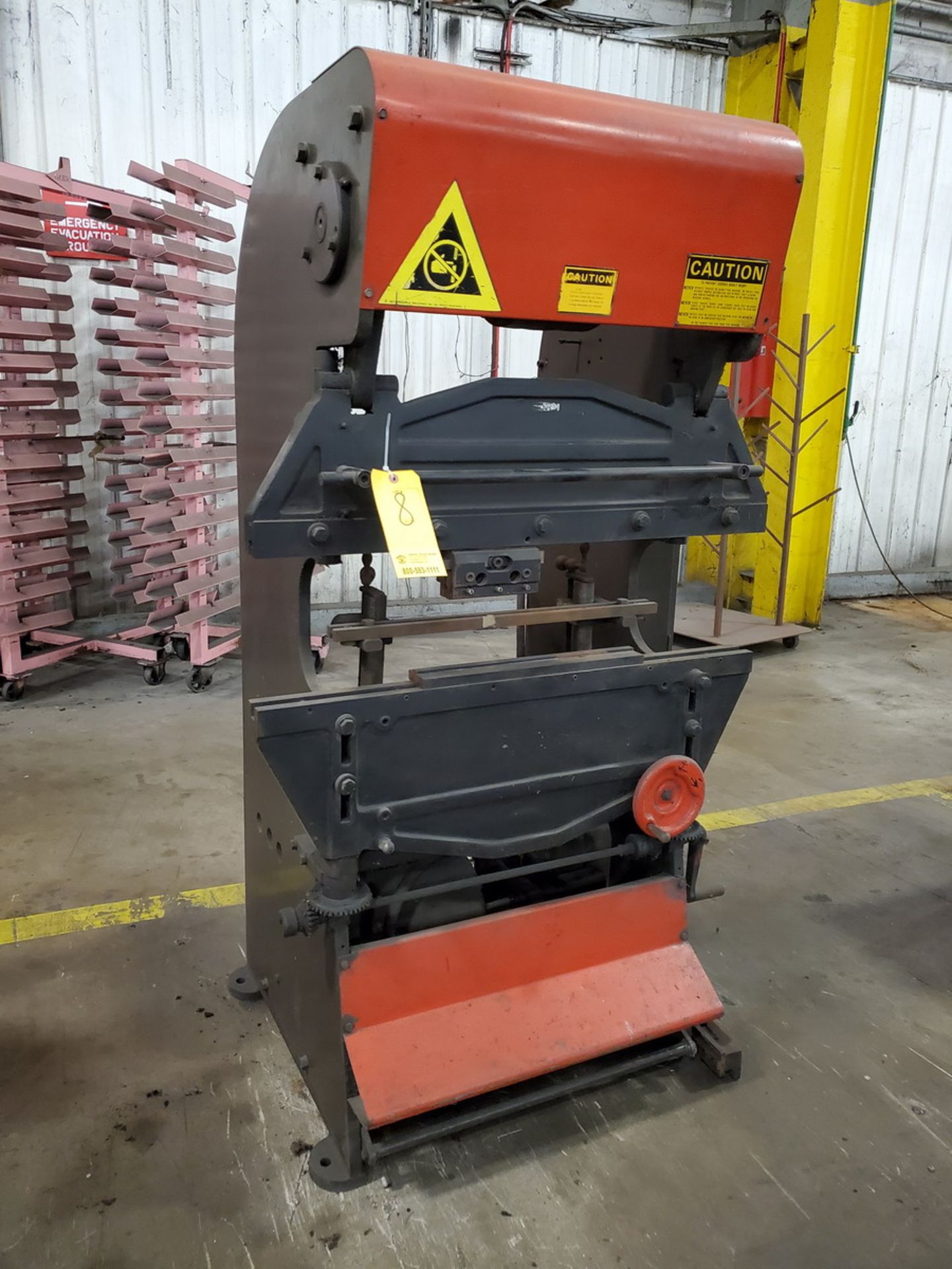 Di-Acro Houdaille 16-36 12 Ton 12 Ton Press Brake 60HZ, 3PH, 230V