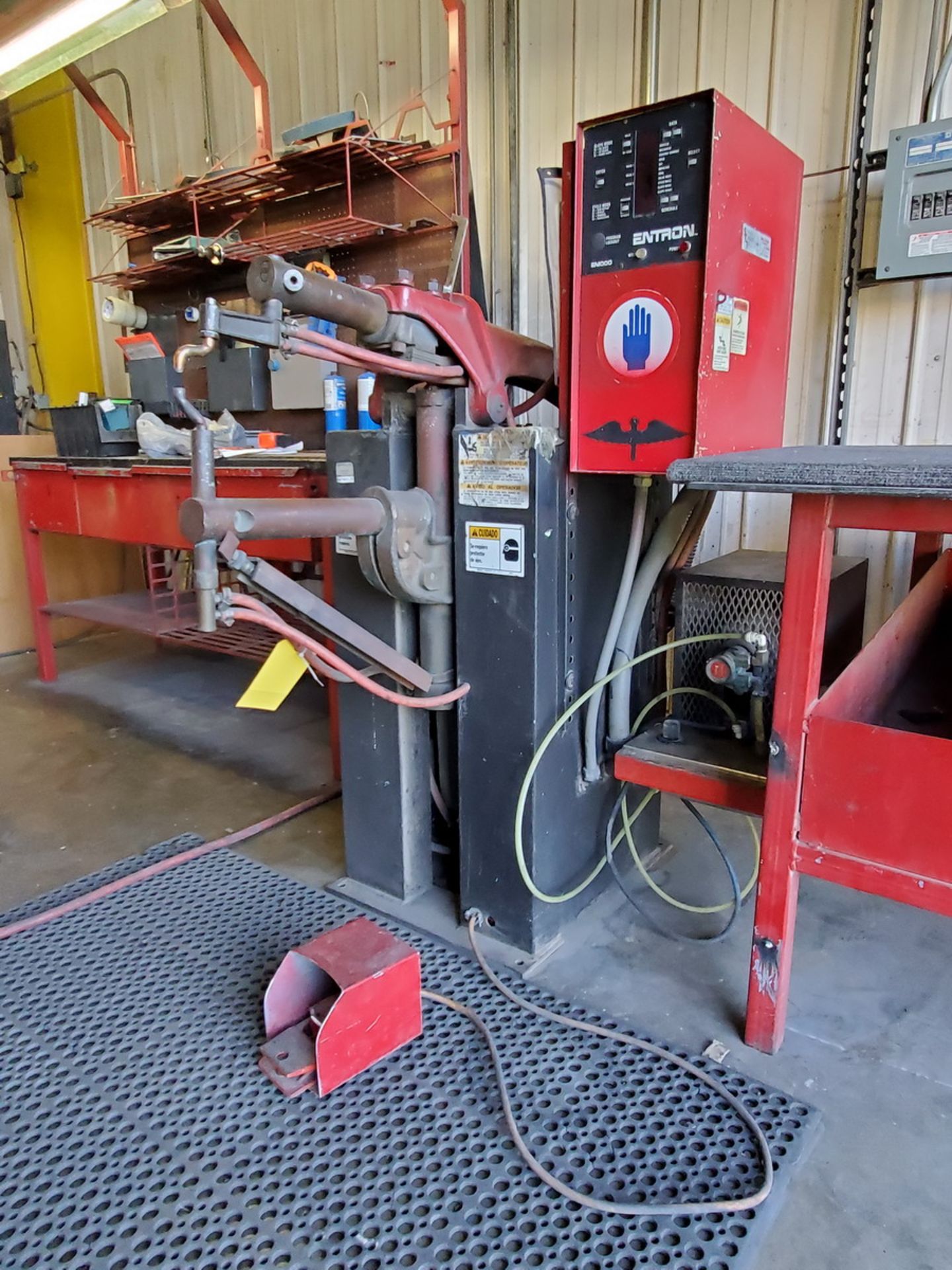 Taylor/Winfield NB-24-75 Spot Welder 440V, 75KVA; W/ Entron 1000 Controller - Image 5 of 13