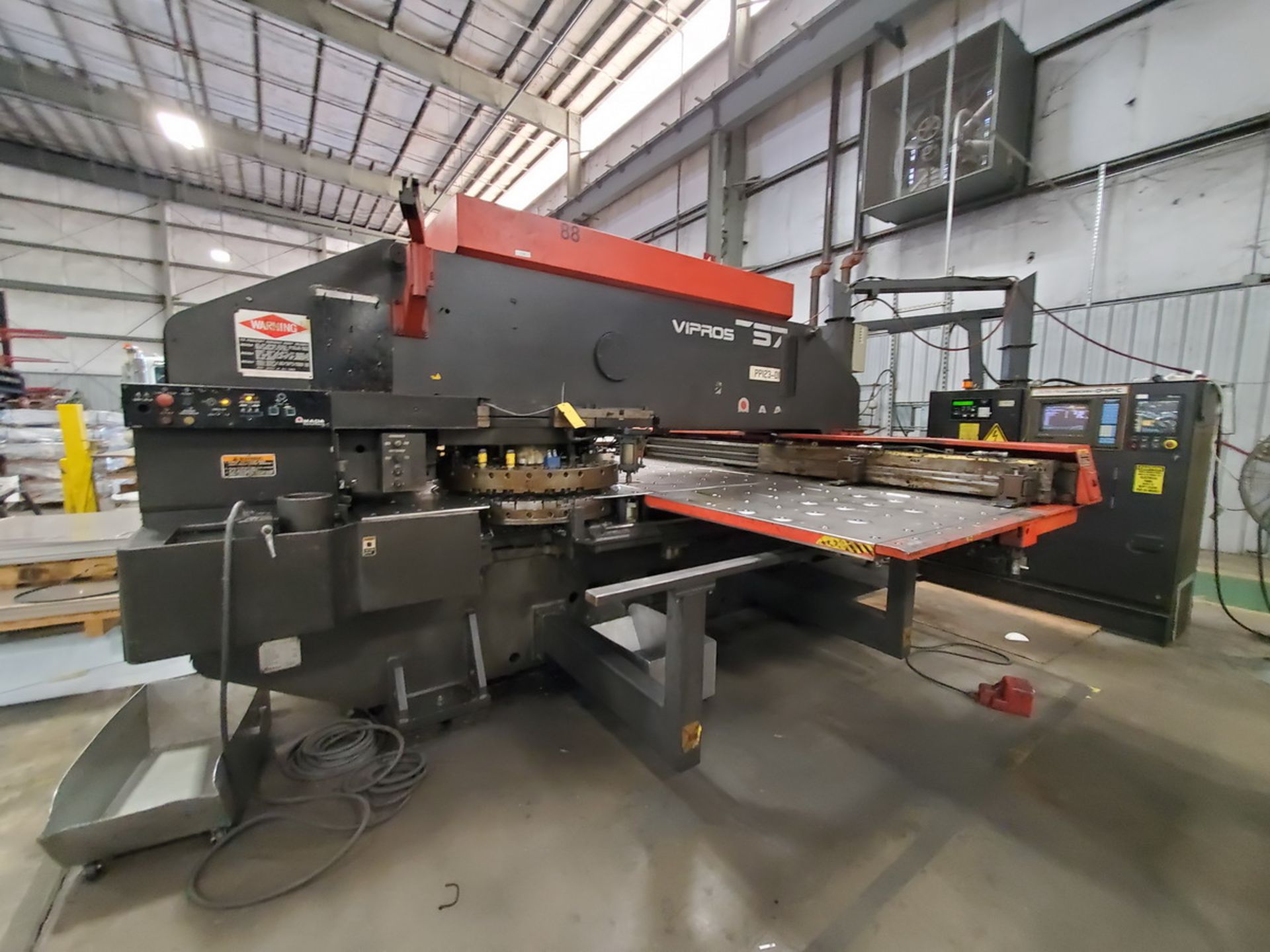 Vipros VP305072 30 Ton Turret Punch Press 460/230V, 3PH, 60HZ; W/ (2) Aut-Indexes; X-Axis: 72.00,