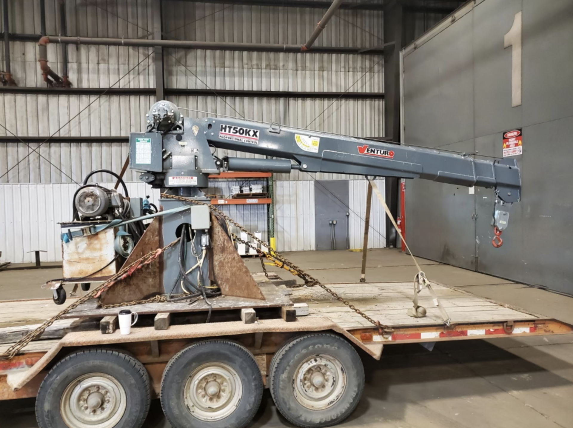 Venturo HT50KX 25' Boom Hydraulic Crane, 8,000 lbs Cap (TRAILER NOT INCLUDED) - Image 3 of 7