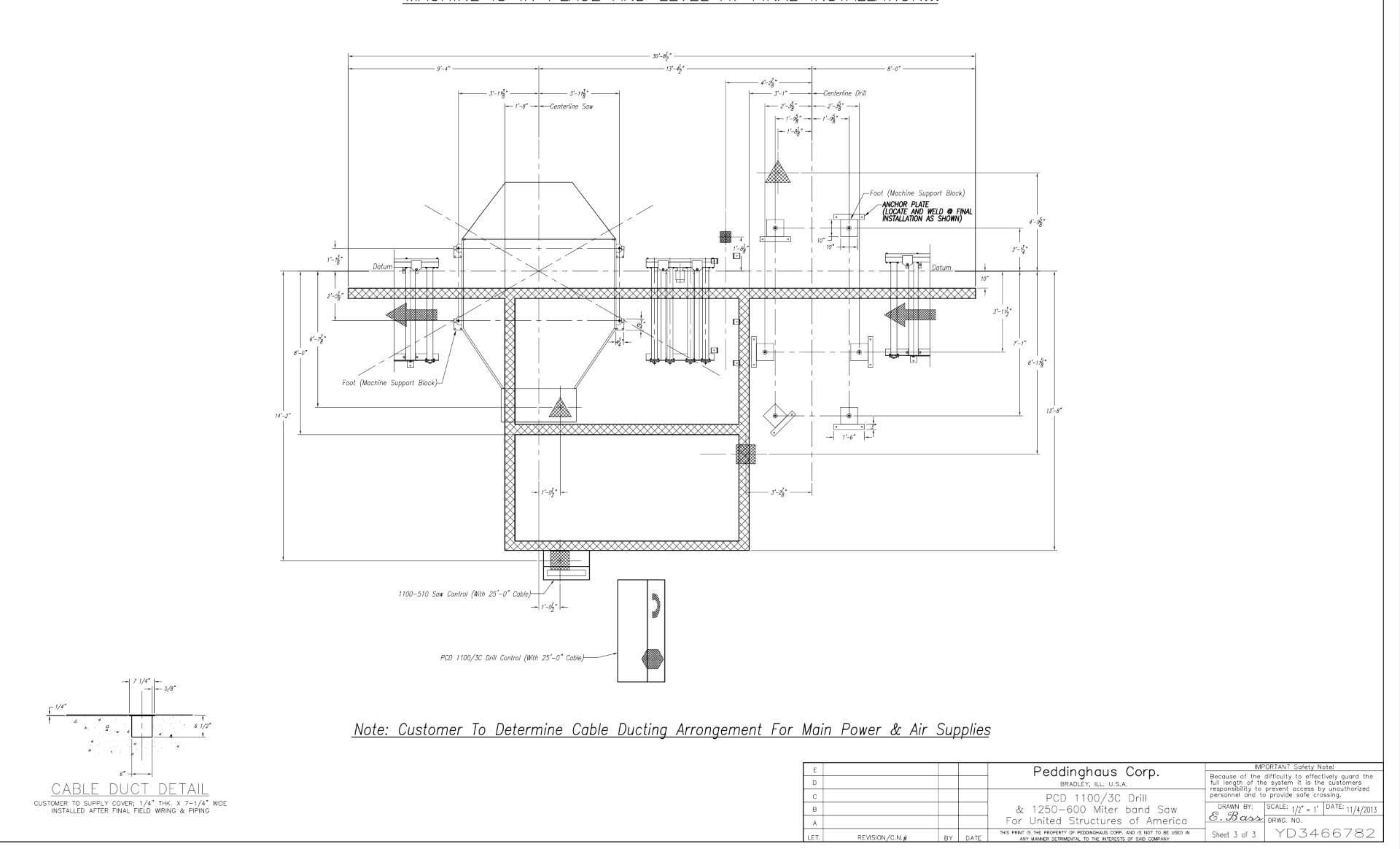 2020 Complete Rebuild Peddinghaus PCD 1100 Drill Line new in 2011 - Image 32 of 33