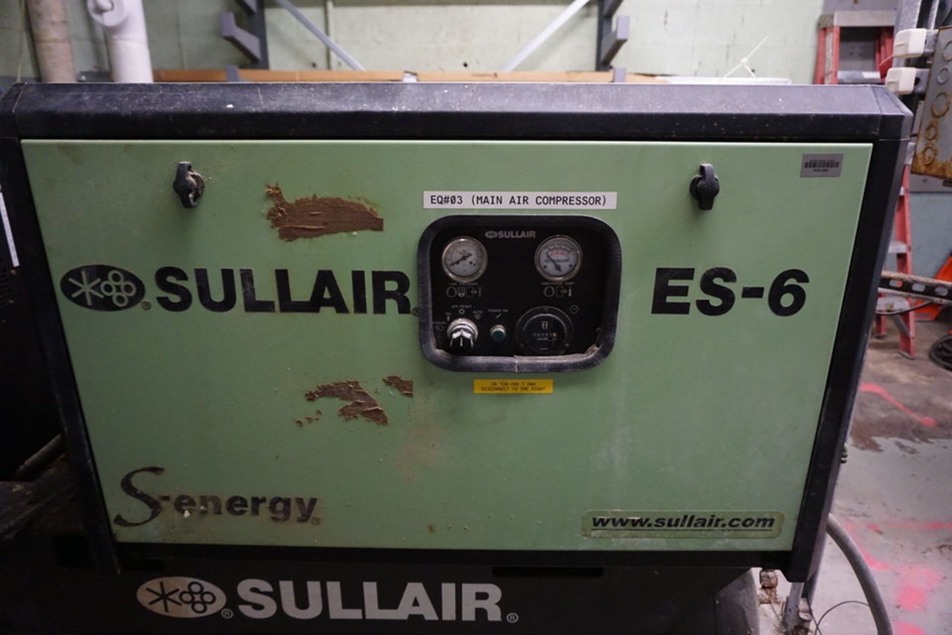 SULLAIR ES-6 COMPRESSOR, SRS-50 - Image 7 of 12