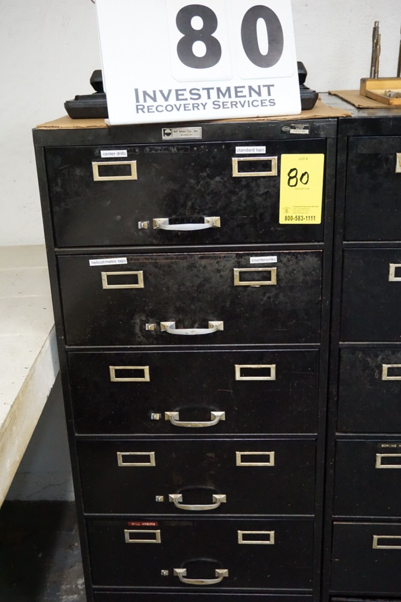 (6) DRAWER TOOL CABINET W/ CONT AS SHOWN