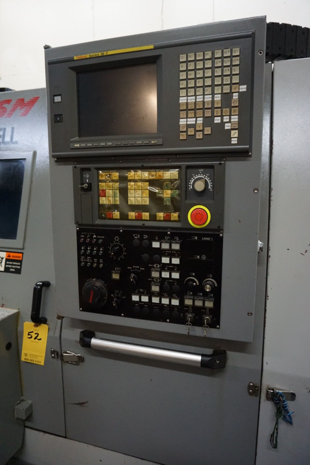 LEADWELL T-8SM CNC LATHE, 5 AXIS, FANUC 18-I TB CONTROL, FULL AXIS ON BOTH SPINDLES, 12 POSITION - Image 2 of 12