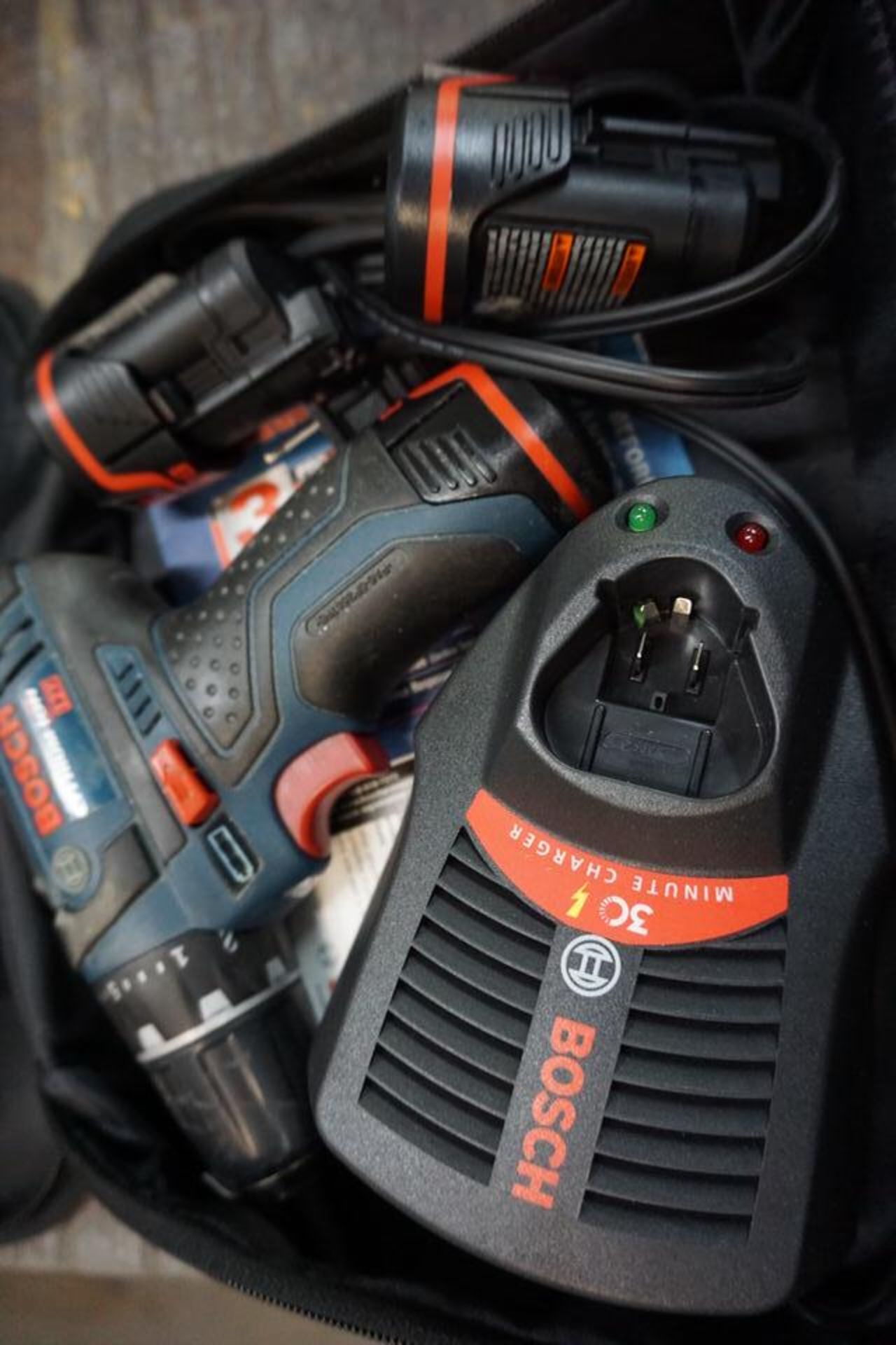 (3) BOSCH CORDLESS DRILLS, 12V, LITHIUM BATTEIRES - Image 2 of 2