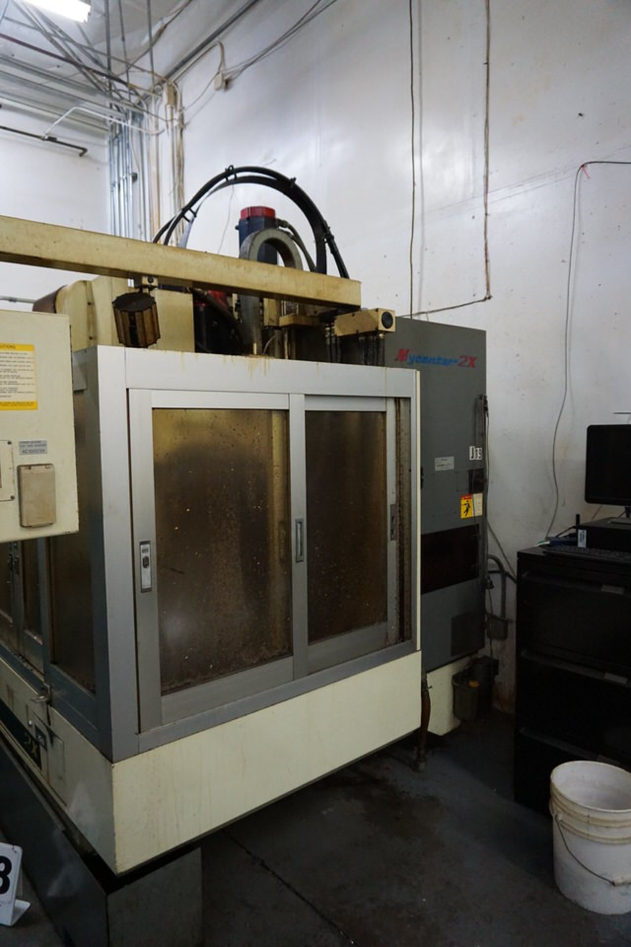 KITAMURA MY CENTER-2X CNC MACHINING CENTER, 20 TOOL ATC, FANUC SERIES OM CONTROL, Travels: x-20", - Image 7 of 10