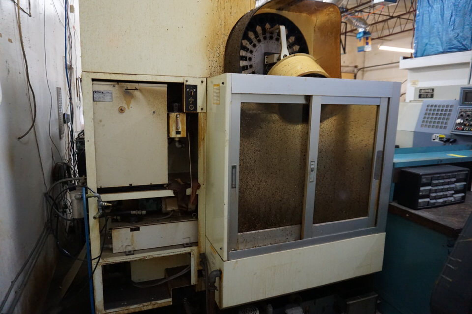 KITAMURA MY CENTER-2X CNC MACHINING CENTER, 20 TOOL ATC, FANUC SERIES OM CONTROL, Travels: x-20", - Image 8 of 10