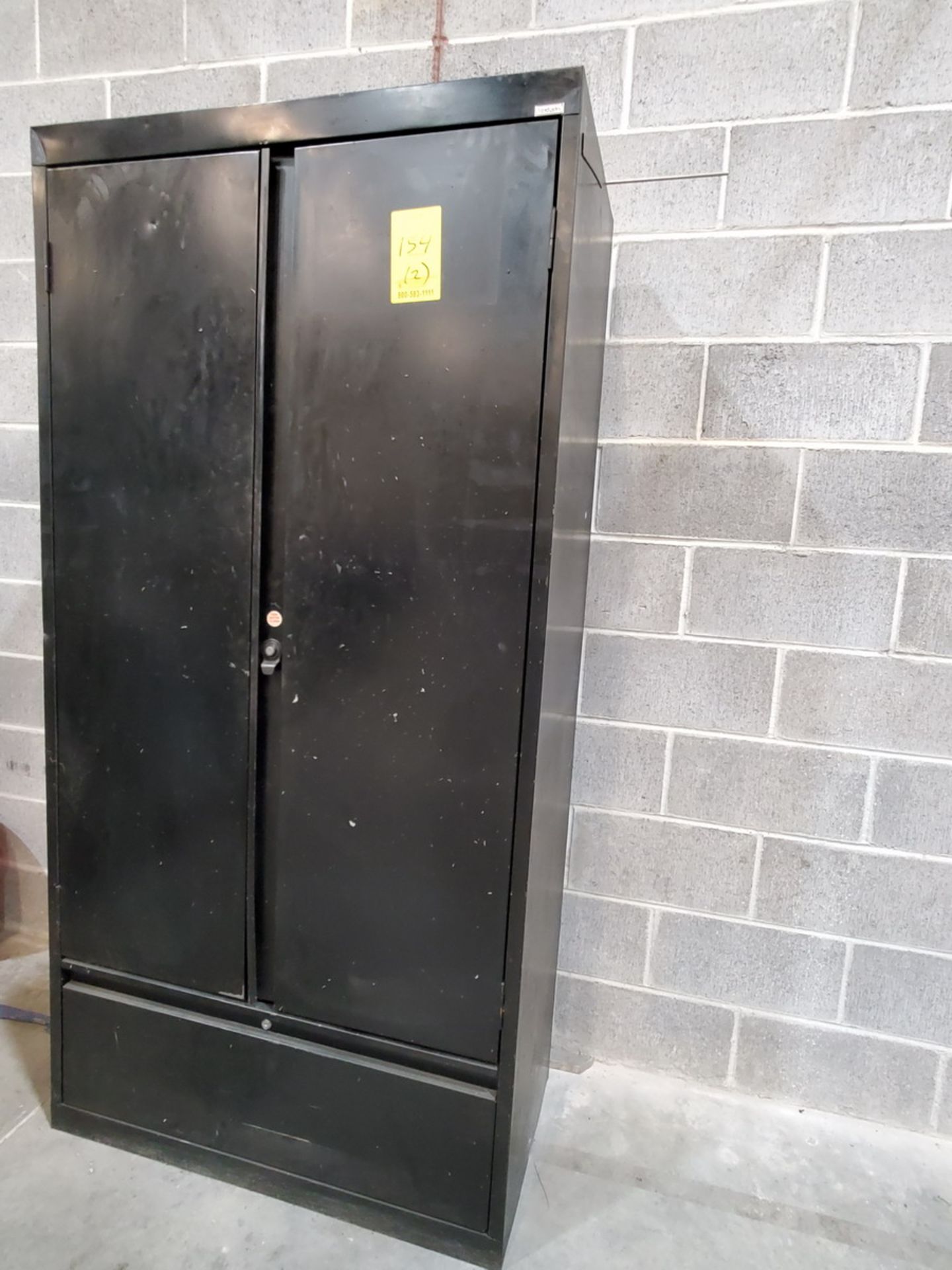 (2) 2-Door Metal Parts Cabinets 36" x 18" x 72" - Image 4 of 6