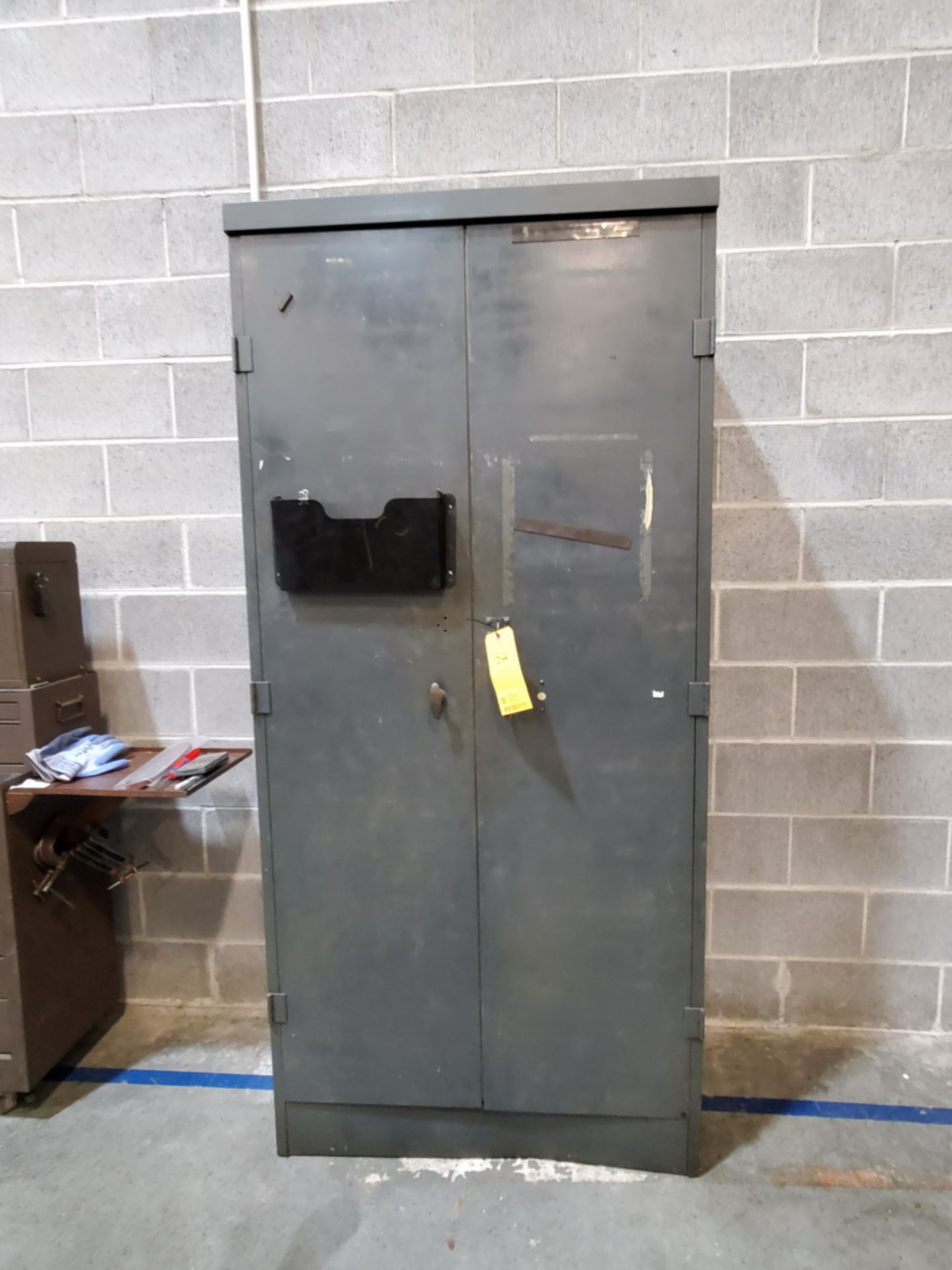 (2) 2-Door Metal Parts Cabinets 36" x 18" x 72" - Image 2 of 6