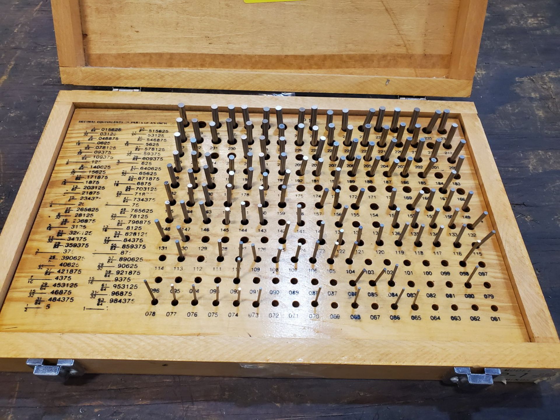 Pin Gage Set .061"-.250" - Image 2 of 5