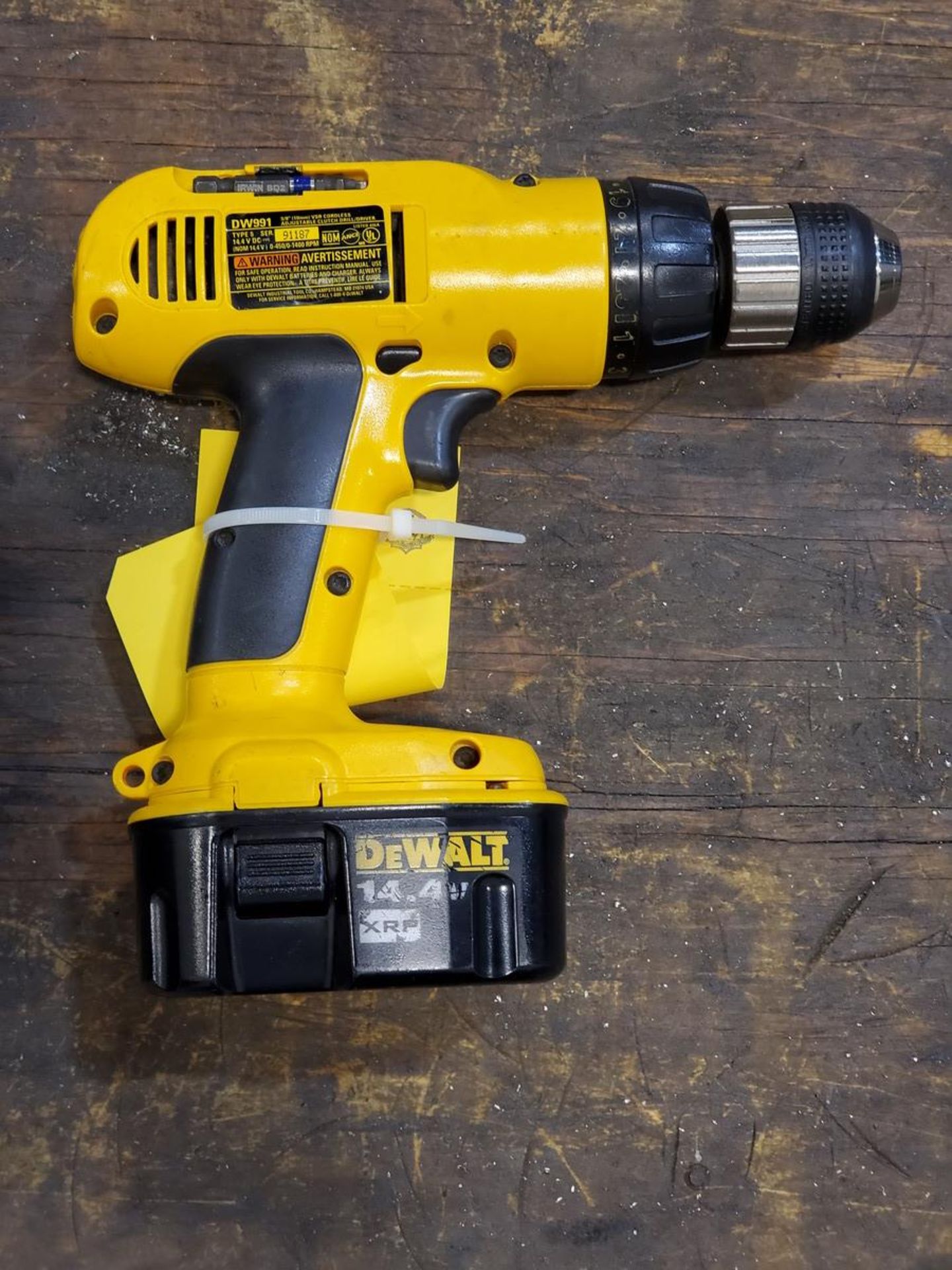 Dewalt DW991 1/2" Cordless Drill 14.4V, w/ Charger - Image 3 of 3