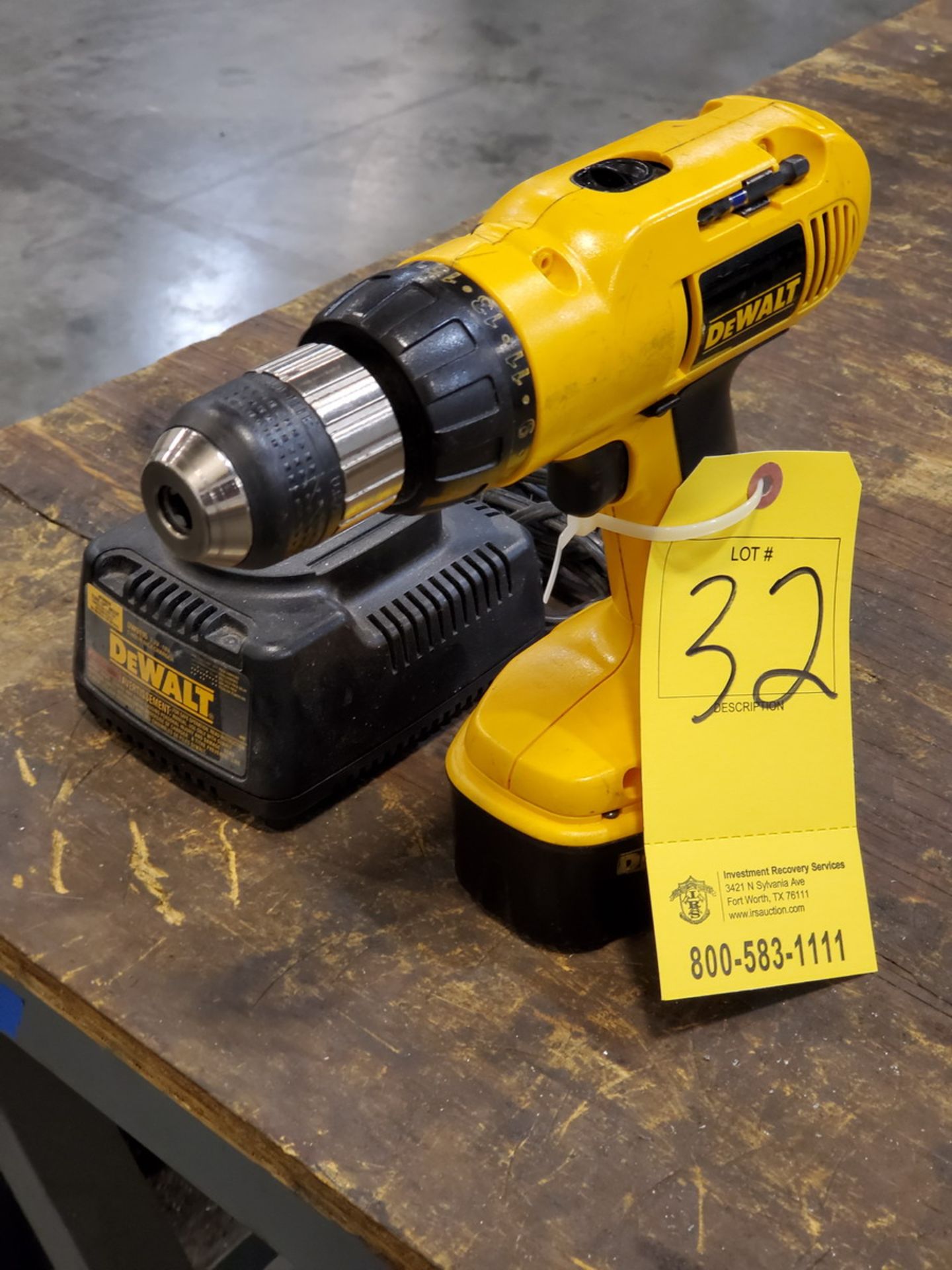 Dewalt DW991 1/2" Cordless Drill 14.4V, w/ Charger - Image 2 of 3