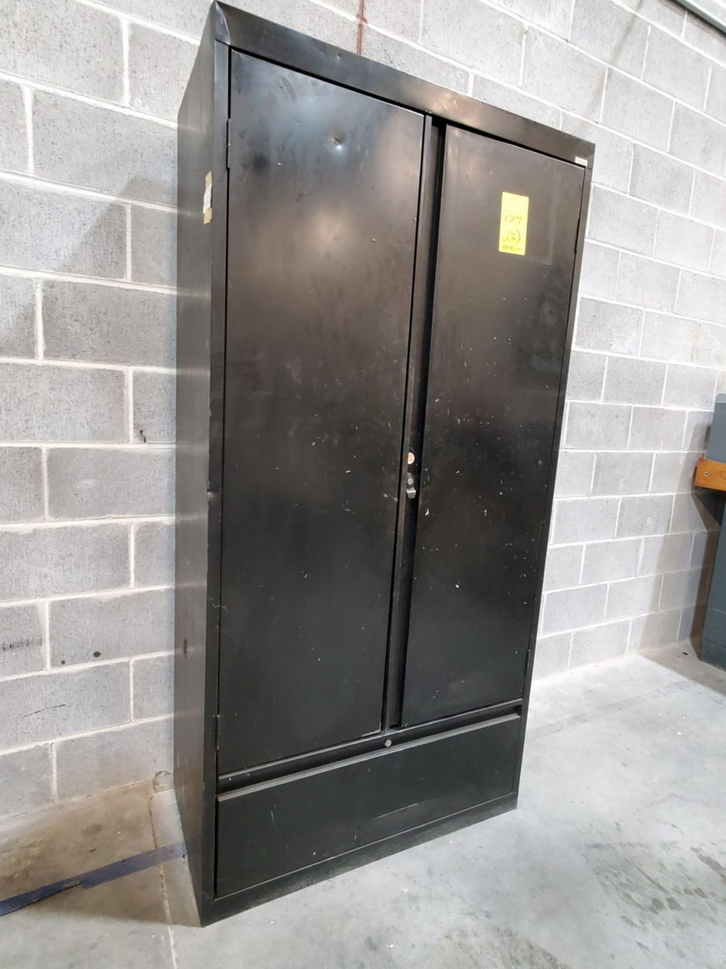 (2) 2-Door Metal Parts Cabinets 36" x 18" x 72" - Image 6 of 6