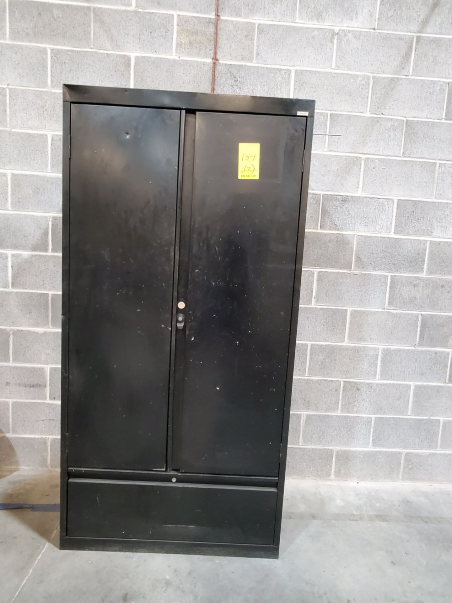 (2) 2-Door Metal Parts Cabinets 36" x 18" x 72" - Image 5 of 6