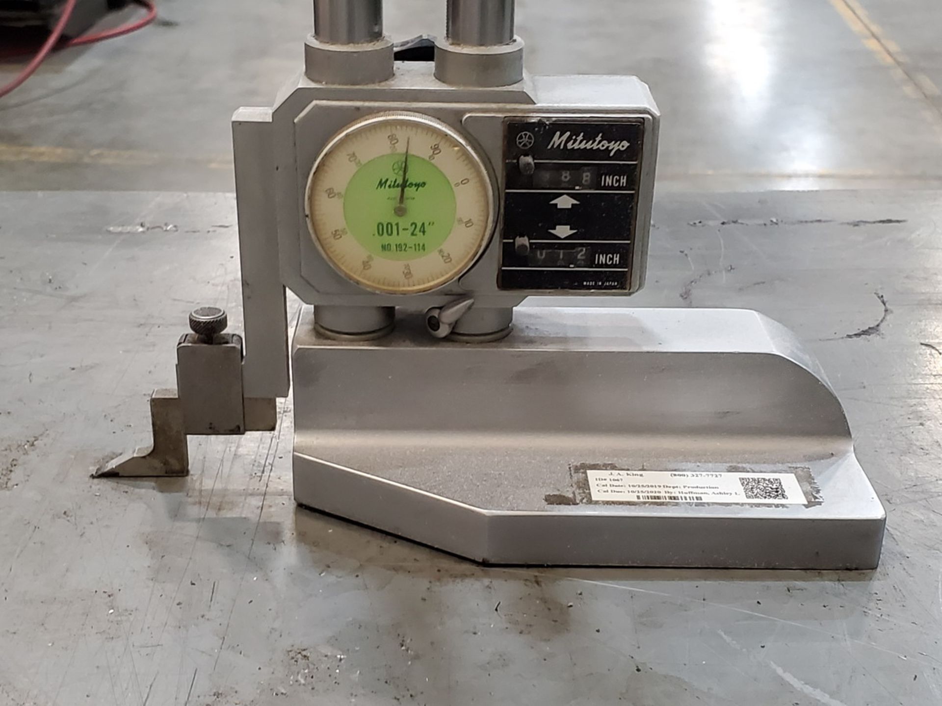 Mitutoyo 24" Dial Height Gage - Image 3 of 3