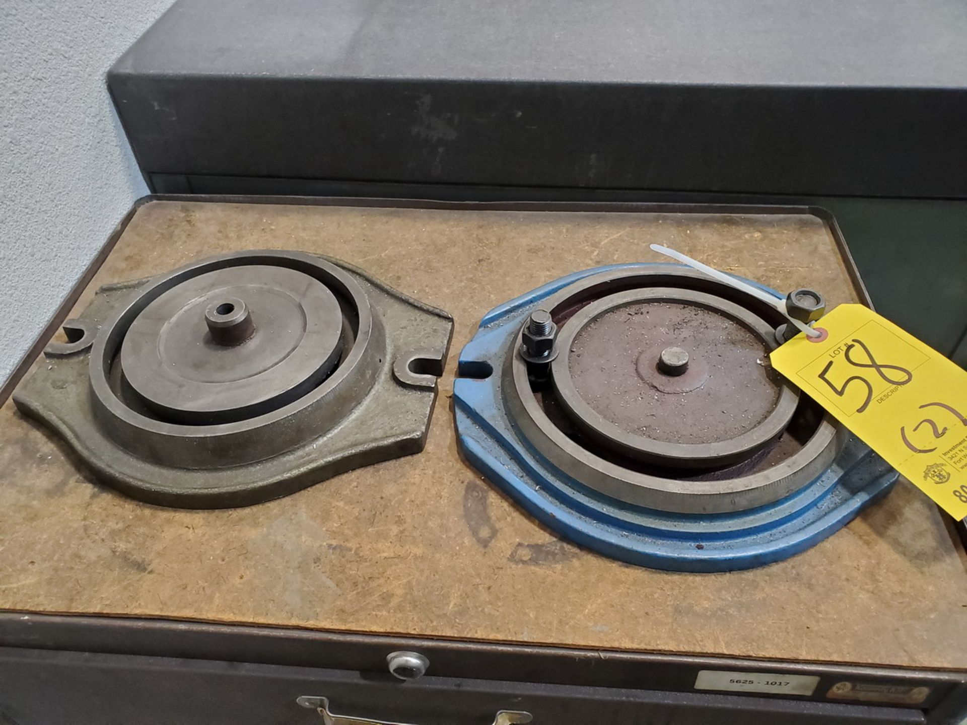 (2) Vise Swivel Plates